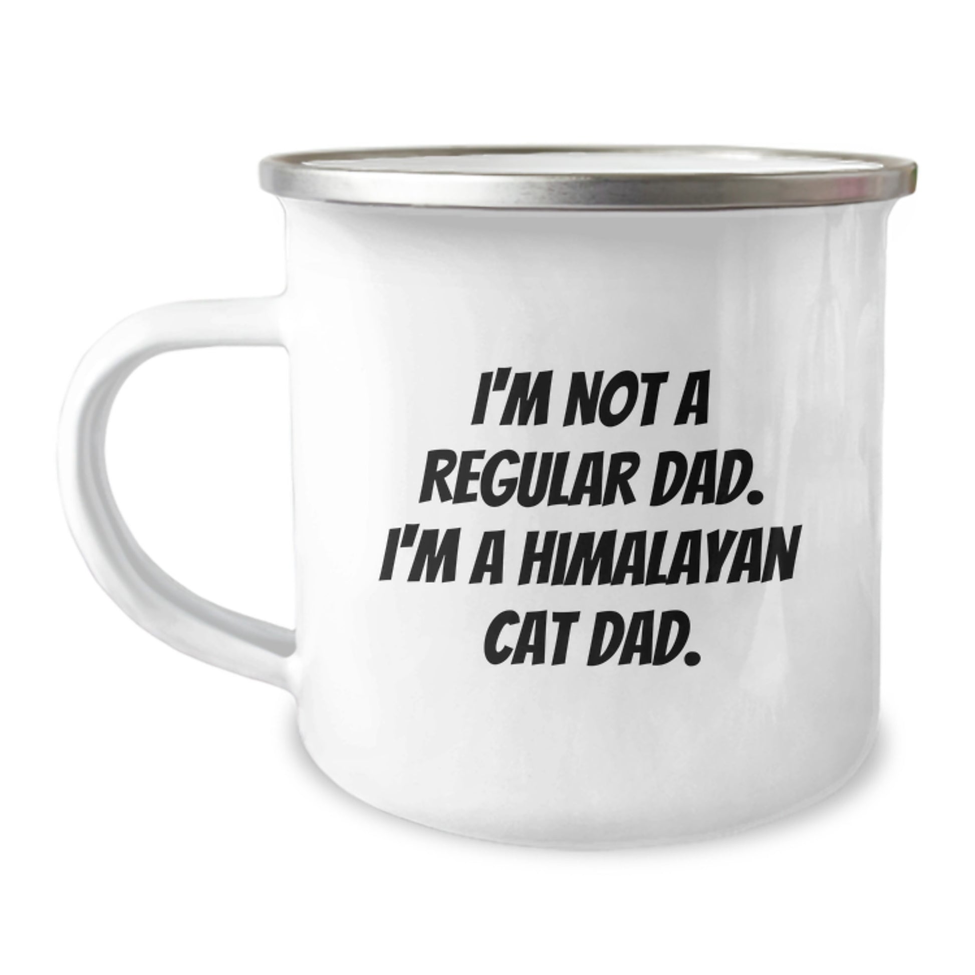 Himalayan Cat Dad Funny Camping Mug Gifts from Friends and Family for Birthday Unique Presents - Image 1