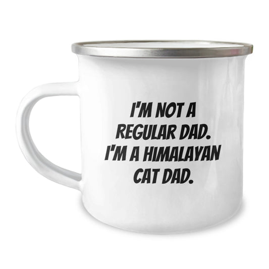 Himalayan Cat Dad Funny Camping Mug Gifts from Friends and Family for Birthday Unique Presents - Image 1