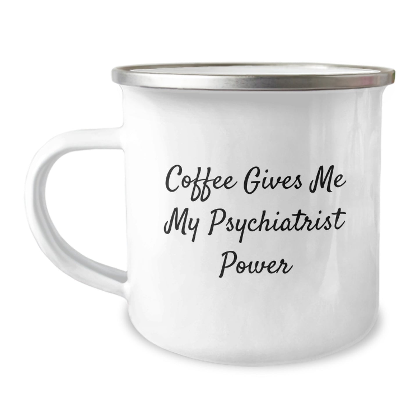Funny Psychiatrist Gifts from Men, Women, Friends, Coworkers, Family - 'Coffee Gives Me My Psychiatrist Power' Birthday Unique Gifts for Psychiatrist - Image 1