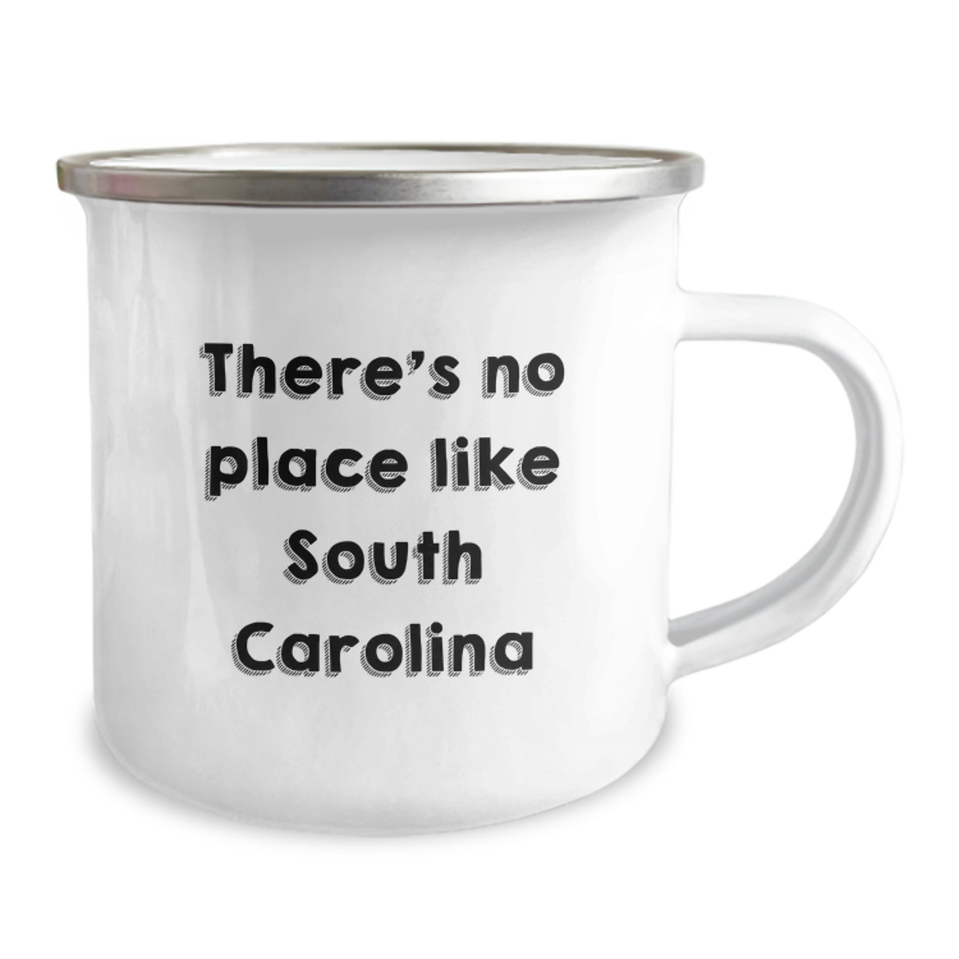 South Carolina Gifts from Friends and Family - Funny Quote Camping Mug, 12 oz Stainless Steel with Enamel Finish, Perfect Birthday Unique Gifts from Men or Women to South Carolina Lovers - Image 2