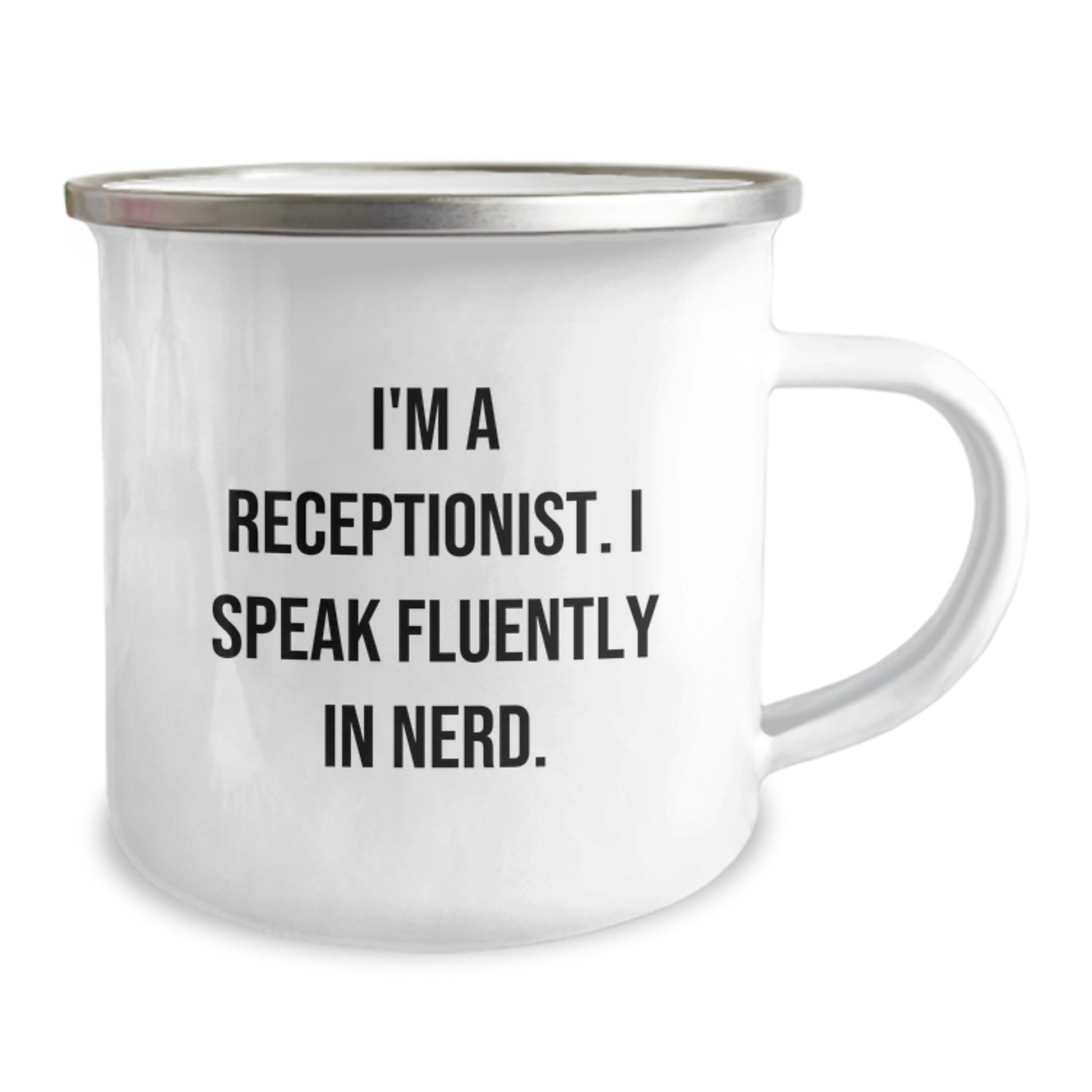 Funny Receptionist Gifts from Friends - I'm A Receptionist. I Speak Fluently In genius. - Birthday Unique Gifts for Her - Image 2