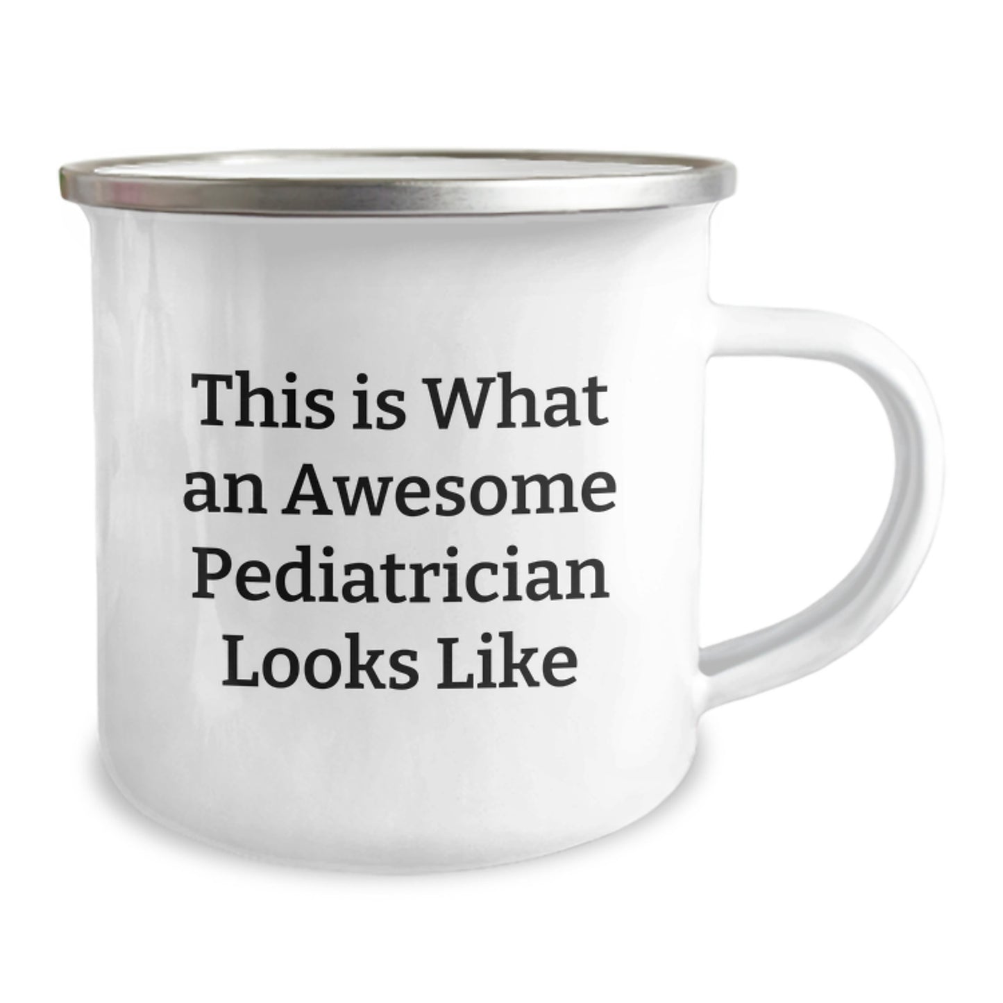Pediatrician Gifts from Family - Inspirational Camping Mug for Graduation, Funny Quote This Is What An Awesome Pediatrician Looks Like Gifts for Pediatrician - Image 2