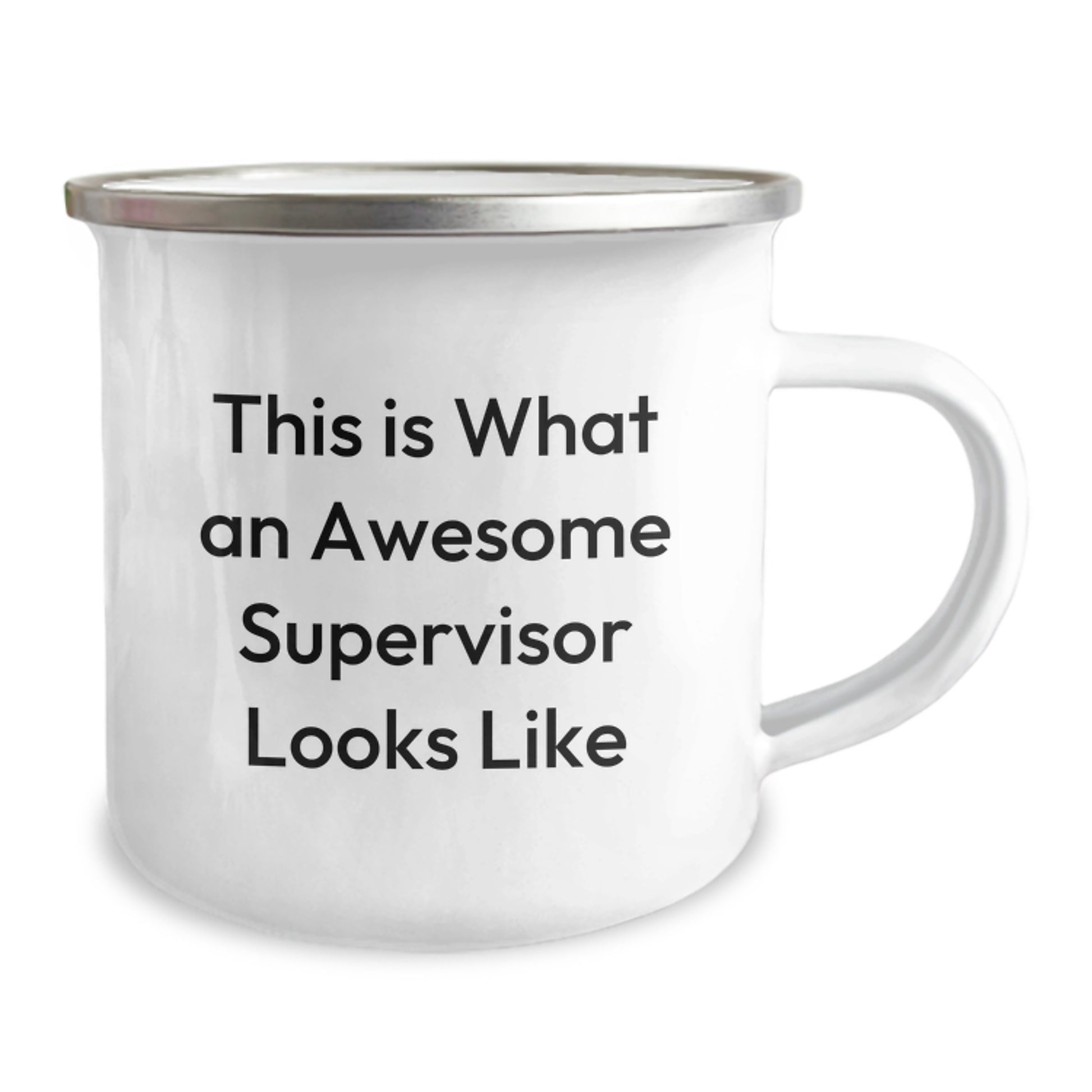 Funny Supervisor Quotes Camping Mug Gifts for Supervisor, Christmas Unique Gifts from Men, Women, Friends, Coworkers, Family, Boss, or Colleagues - 'This Is What An Awesome Supervisor Looks Like' - Image 2