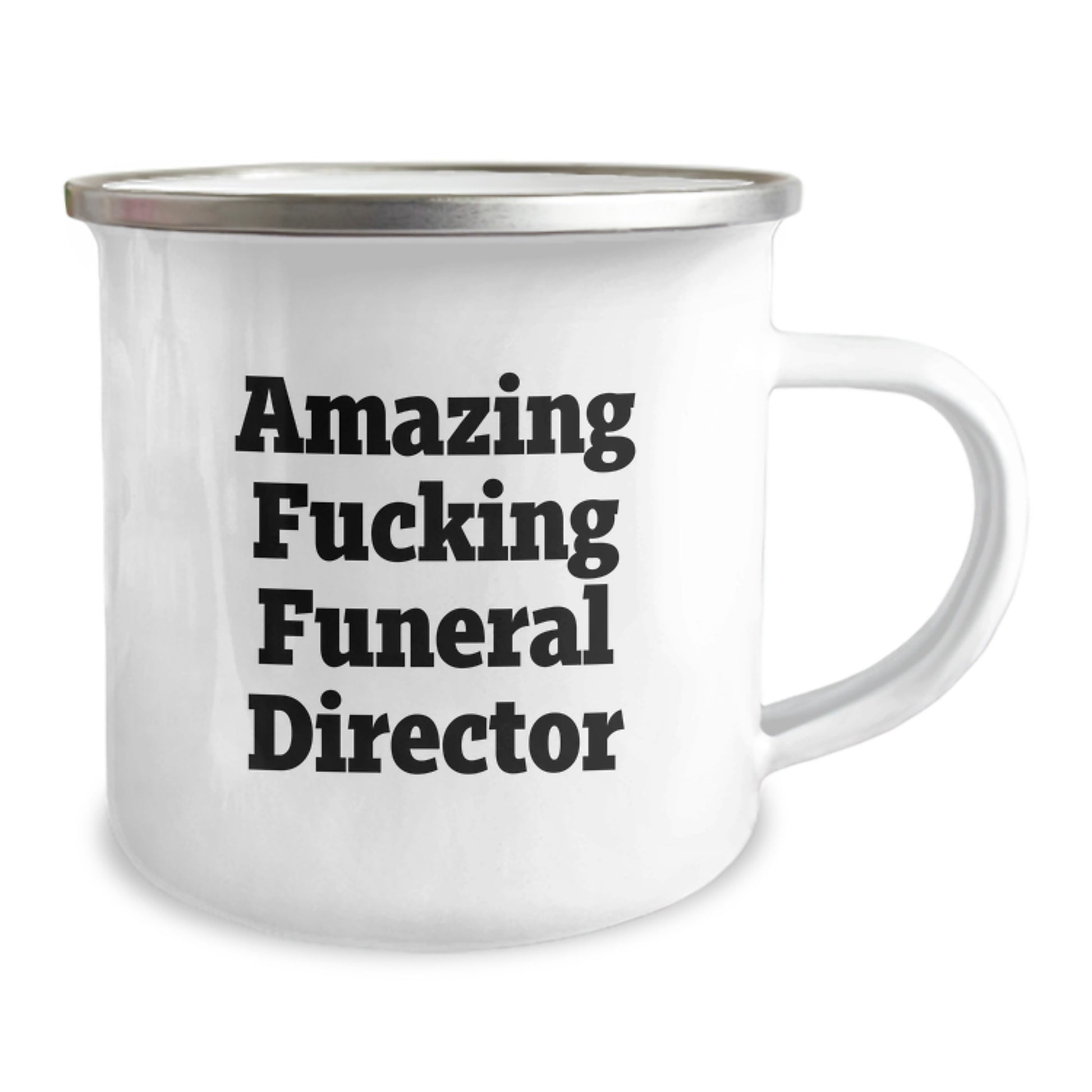 Funny Funeral Director Christmas Camping Mug Gifts from Friends and Family - Amazing 'F--king' Humor - Image 2