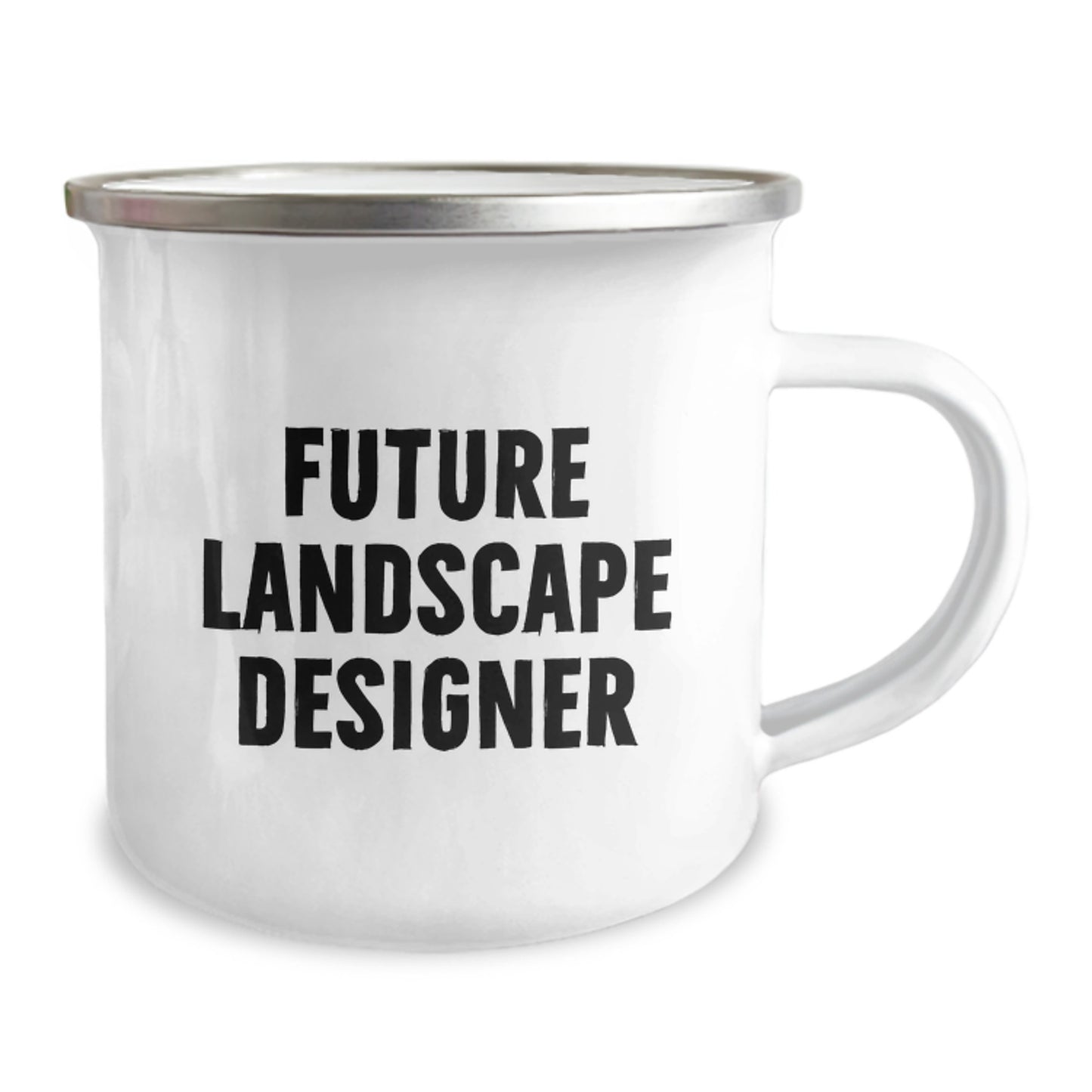Funny Landscape Designer Gifts from Friends for Men, Future Landscape Designer Camping Mug, Christmas Unique Gifts with Inspirational Quote - Image 2