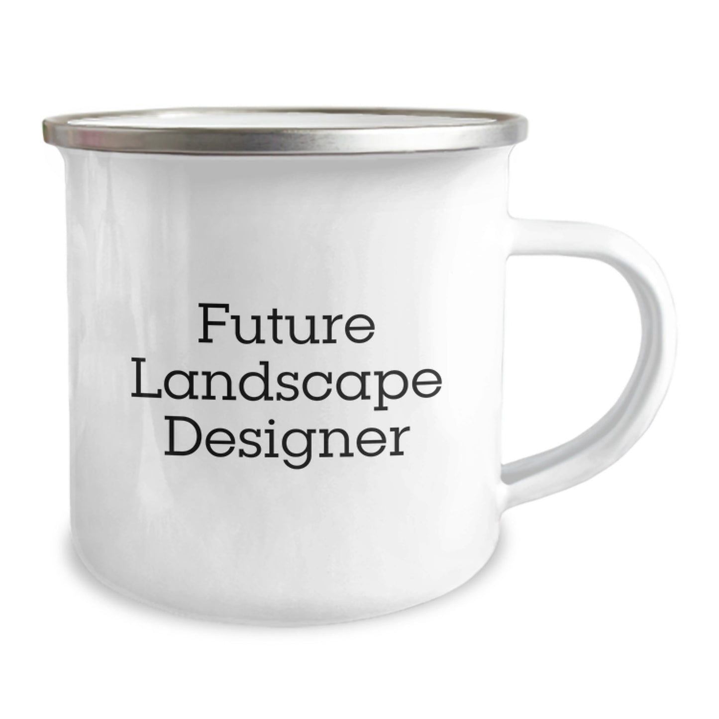 Unique Christmas Unique Gifts from Friends for Future Landscape Designer, Funny Quote, Landscape Designer Camping Mug, Stainless Steel with Enamel Finish, 12 oz Capacity - Image 2