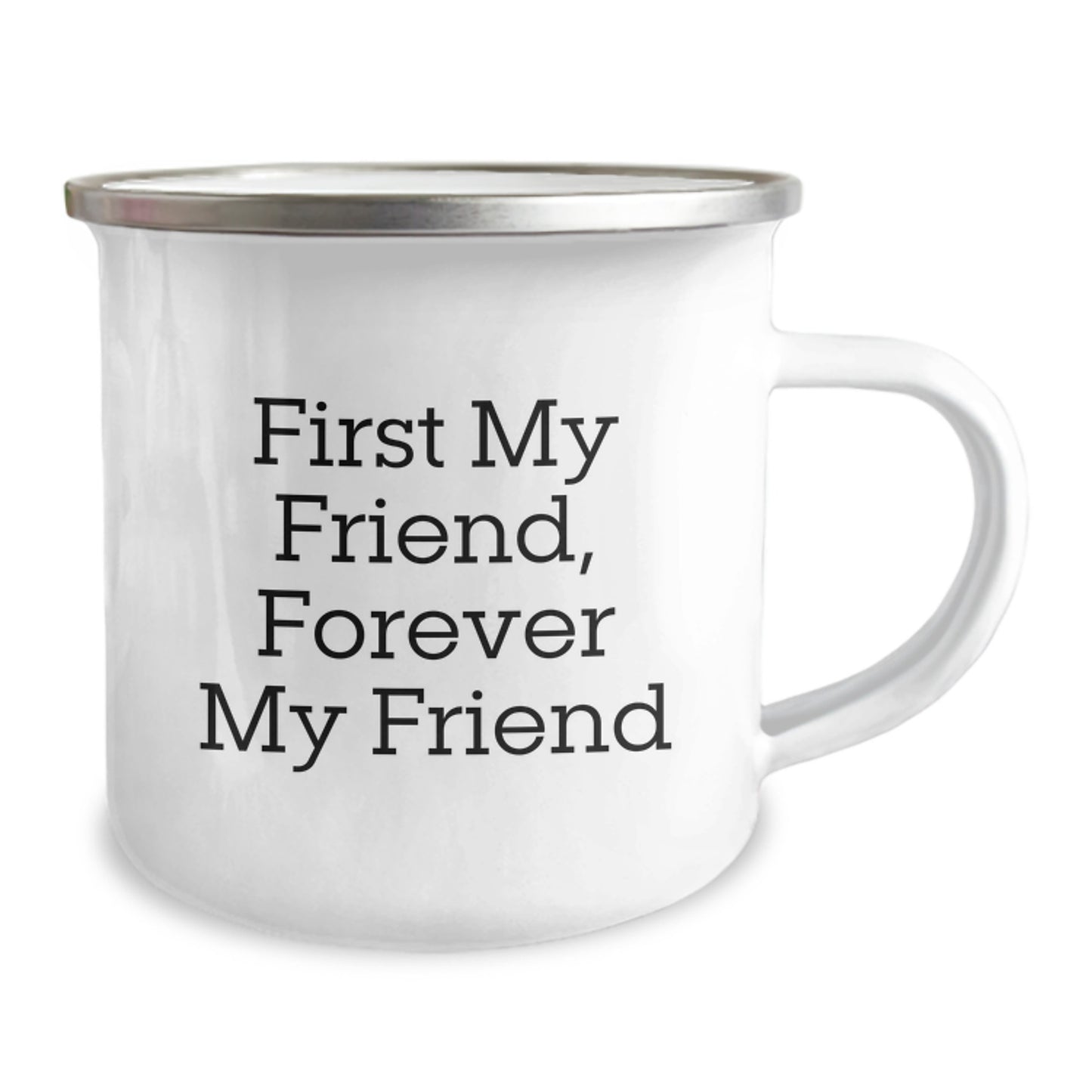 Funny Camping Mug Gifts for Friend - First My Friend Forever My Friend Christmas Memorable Present - Image 2