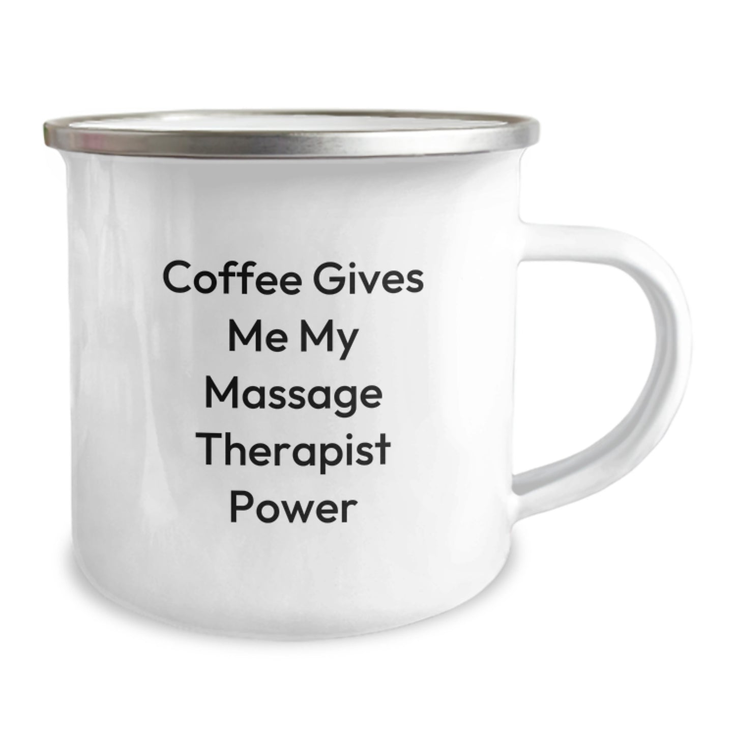 Massage Therapist Gifts, Funny Quote, Camping Mug, 12 oz, Stainless Steel, Birthday Unique Gifts from Friends - Image 2