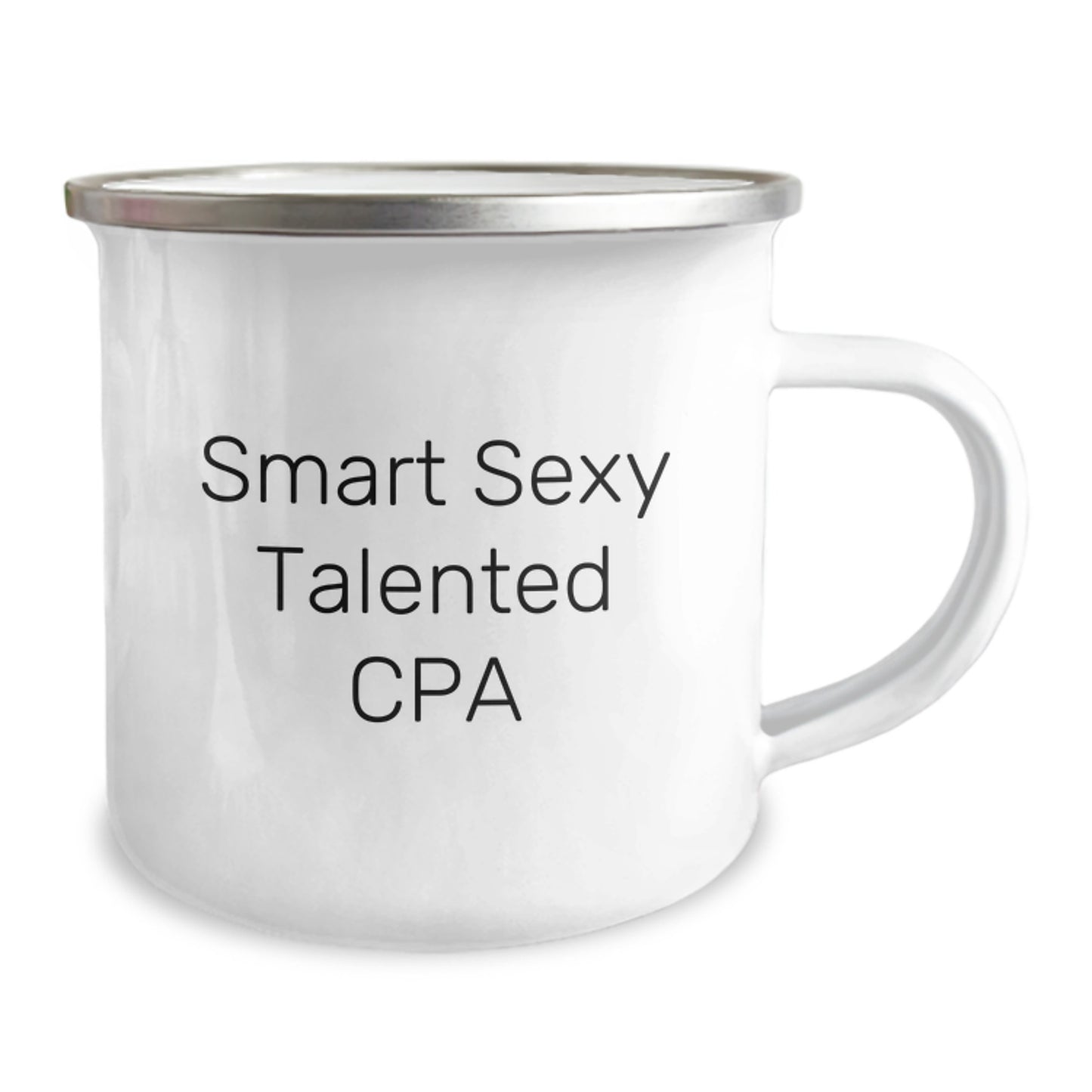 Smart Sexy Talented CPA Graduation Gifts for Men from Family, Funny Camping Mug for CPA Enthusiasts, CPA Gifts for Graduates - Image 2