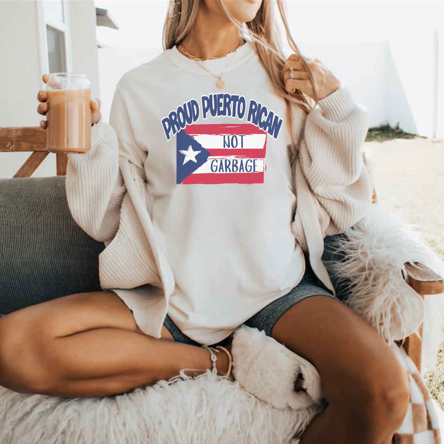 Proud Puerto Rican Not Garbage Shirt