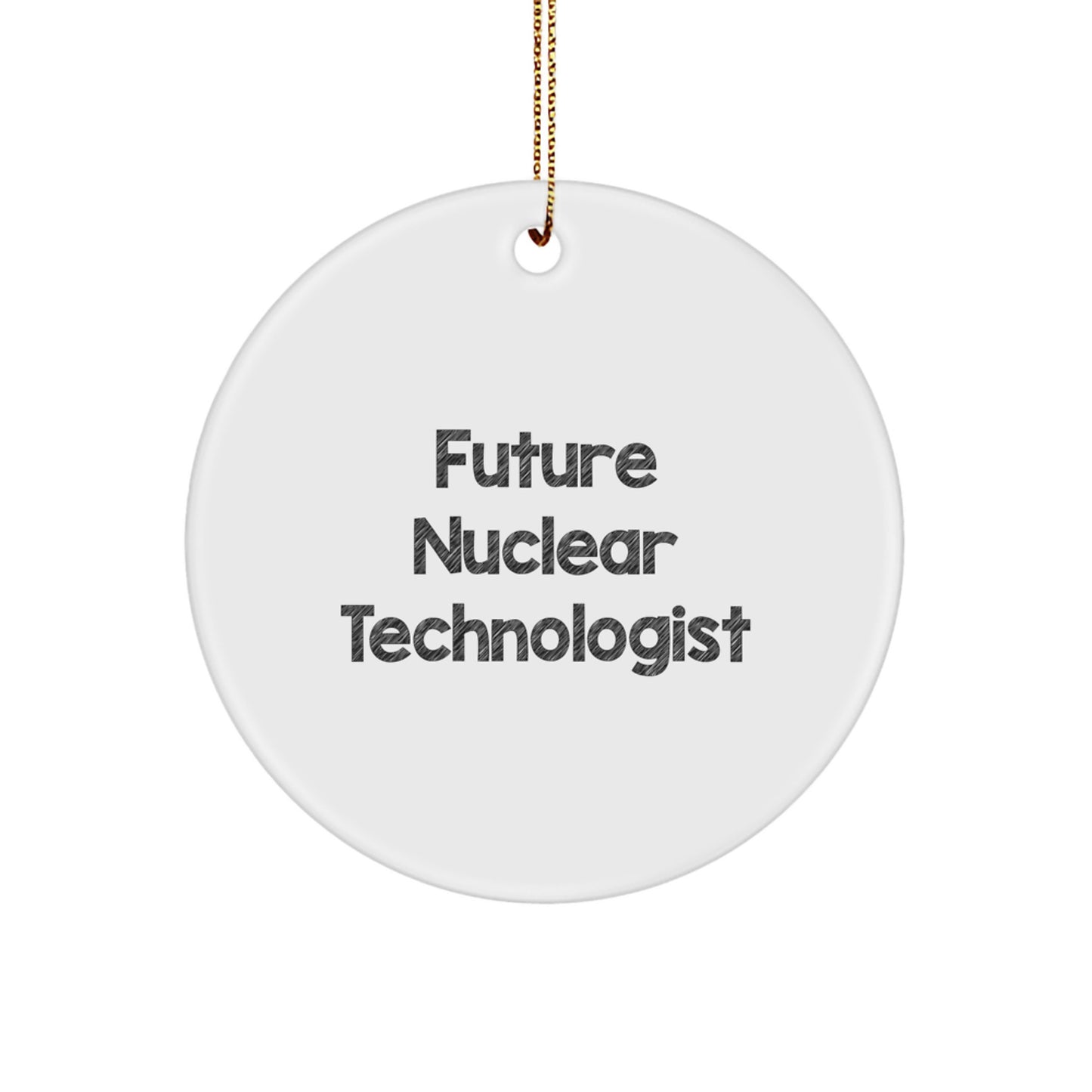 Funny Quote Gifts from Family to Future Nuclear Technologist Christmas Unique Ornaments for Men - Image 1