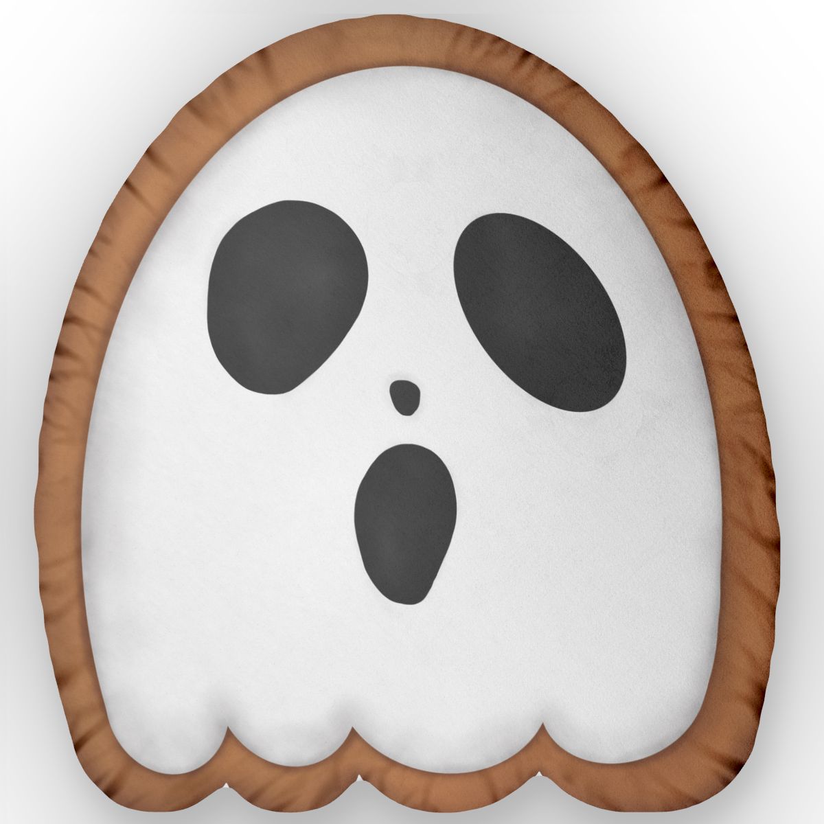 Halloween Sugar Cookie Ghost Pillow