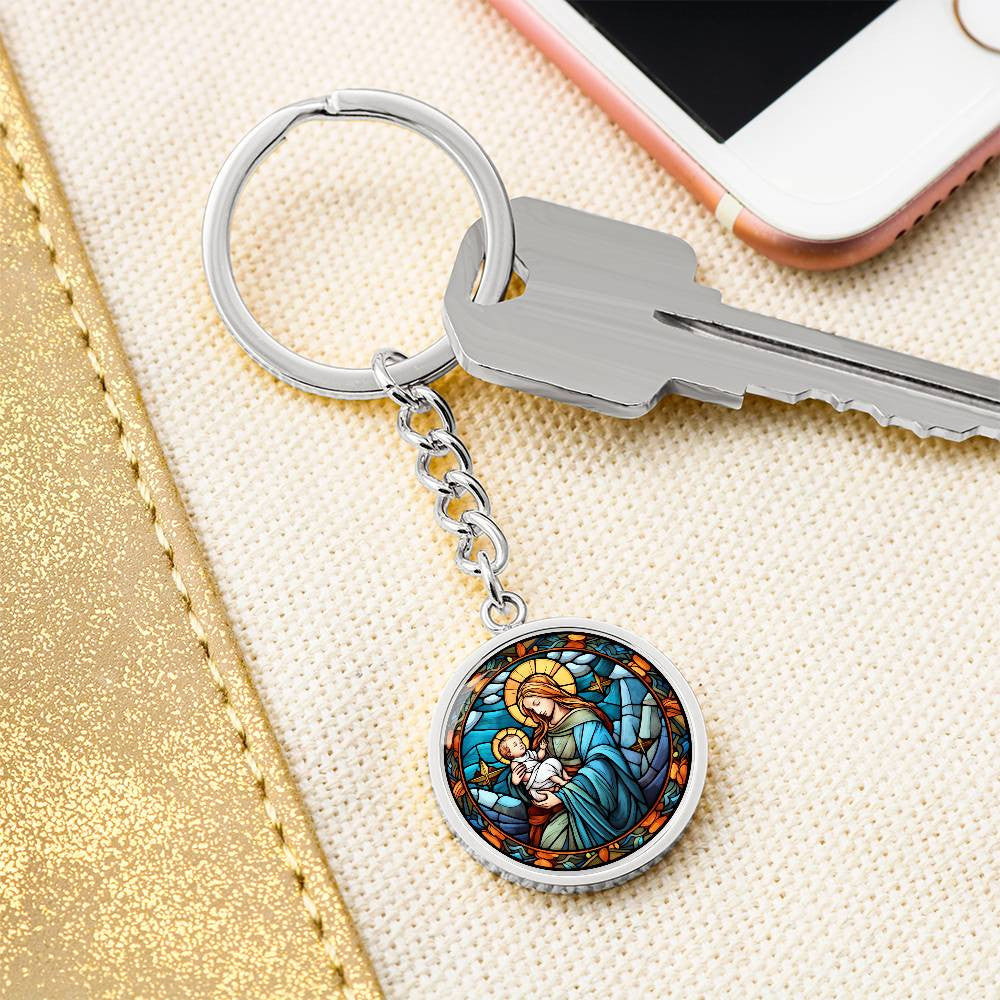 Orthodox Catholic Stained Glass Ornament and Keychain