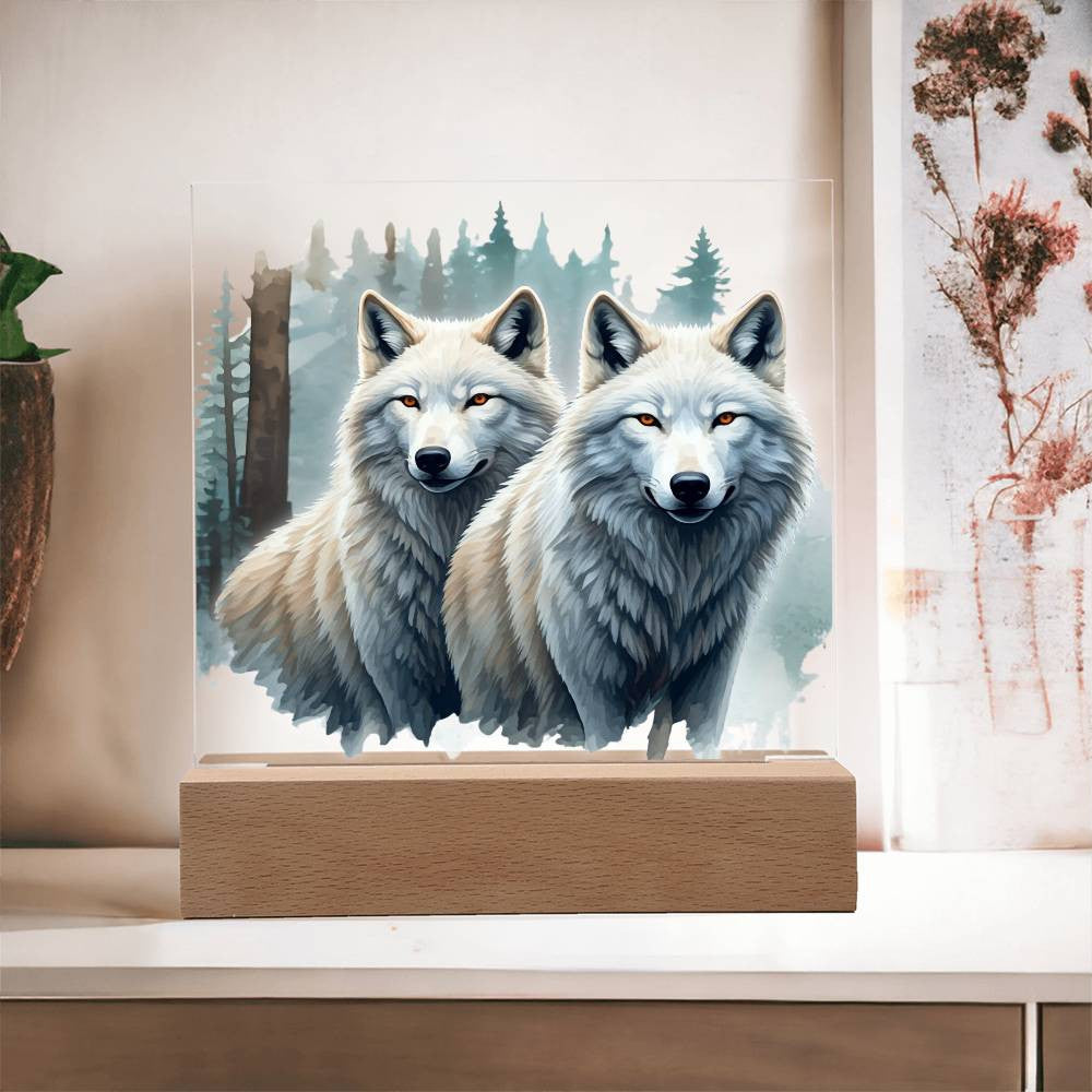 White Wolf Pack Plaque