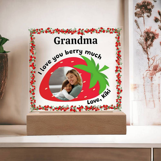 Custom Mom Grandma Photo Frame
