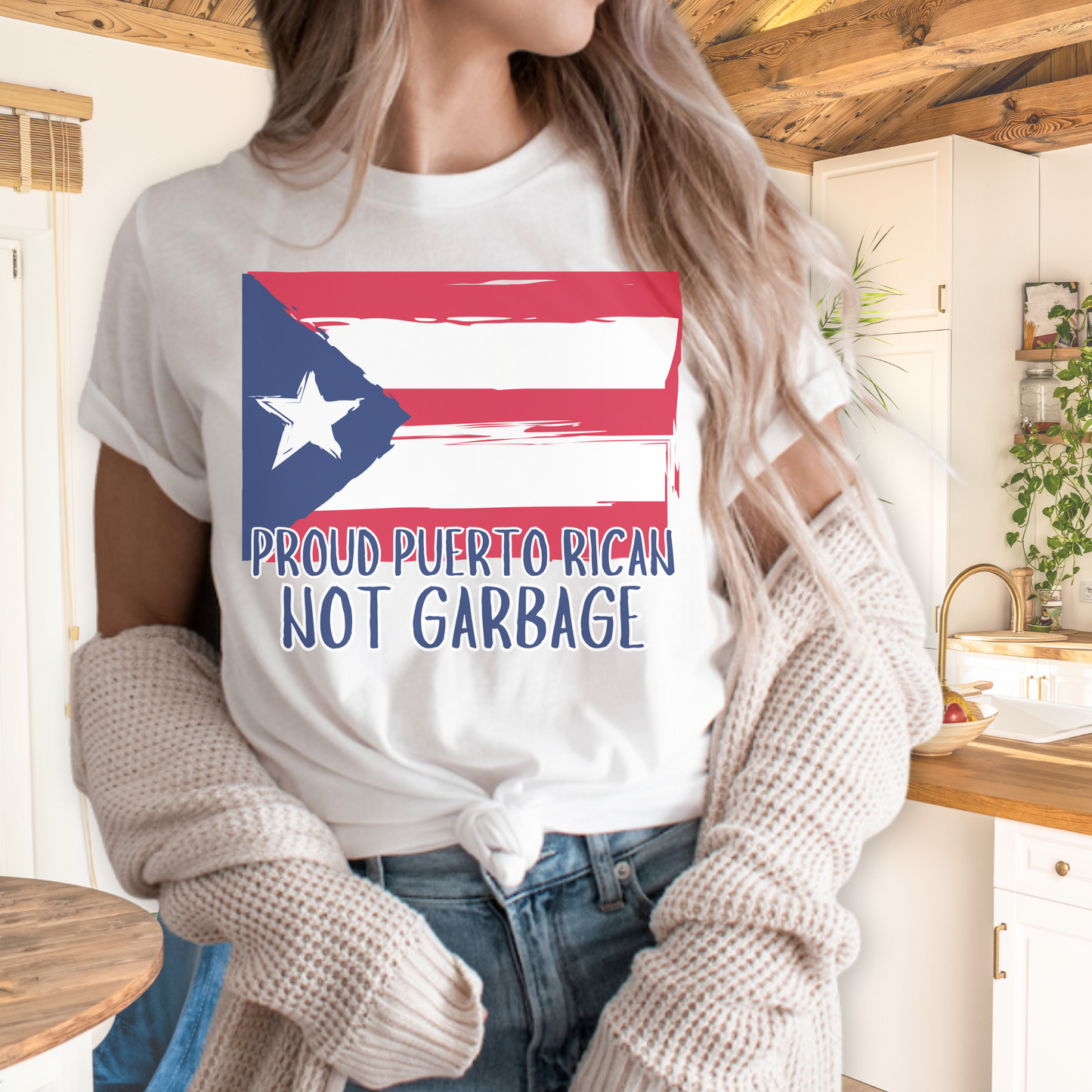Proud Puerto Rican Not Garbage Shirt