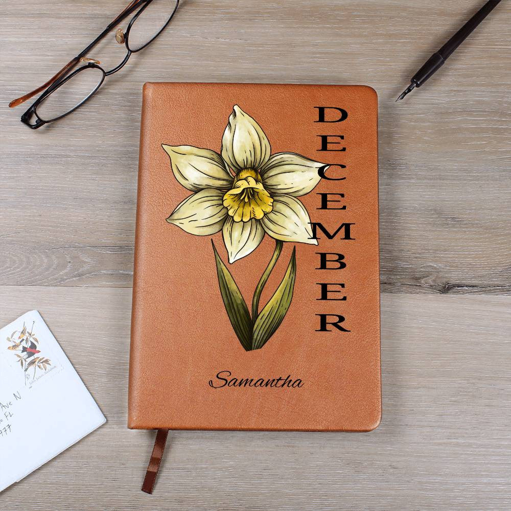 Birth Flower Personalized Journal