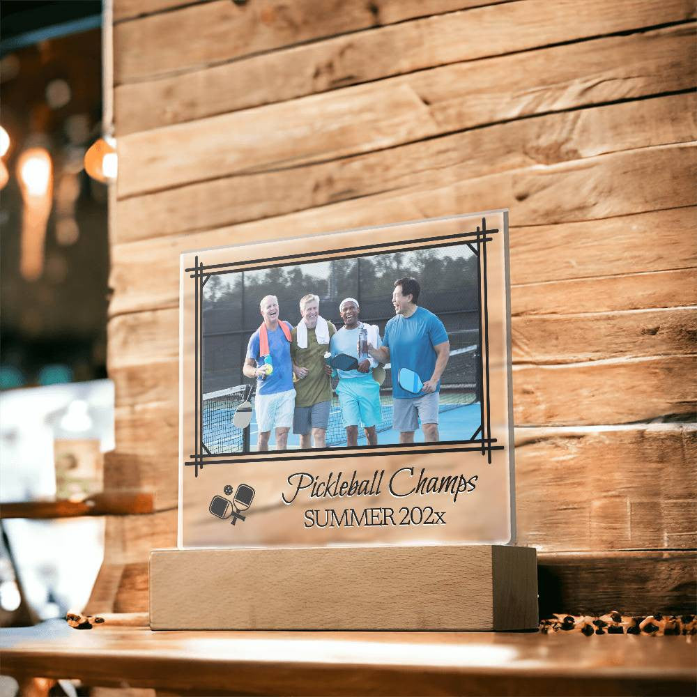 Custom Pickle Ball Award Plaque