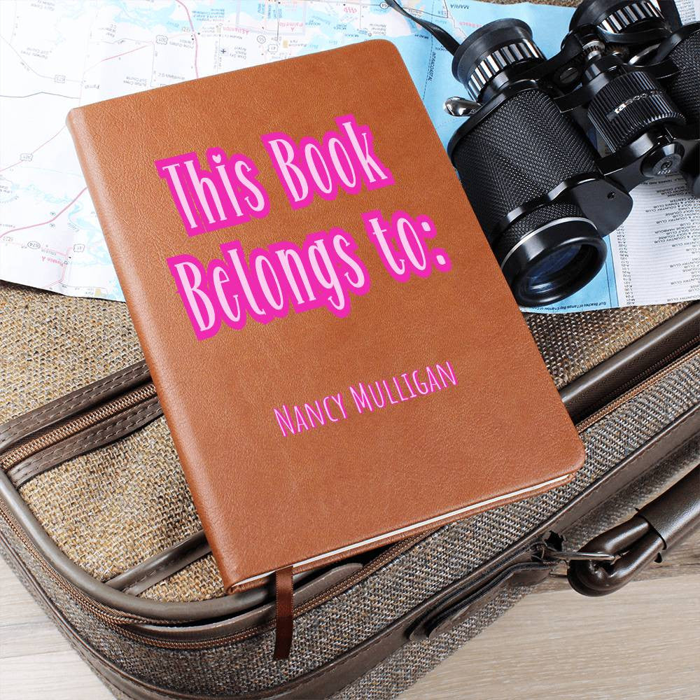 Personalized This Book Belongs To Reading Journal