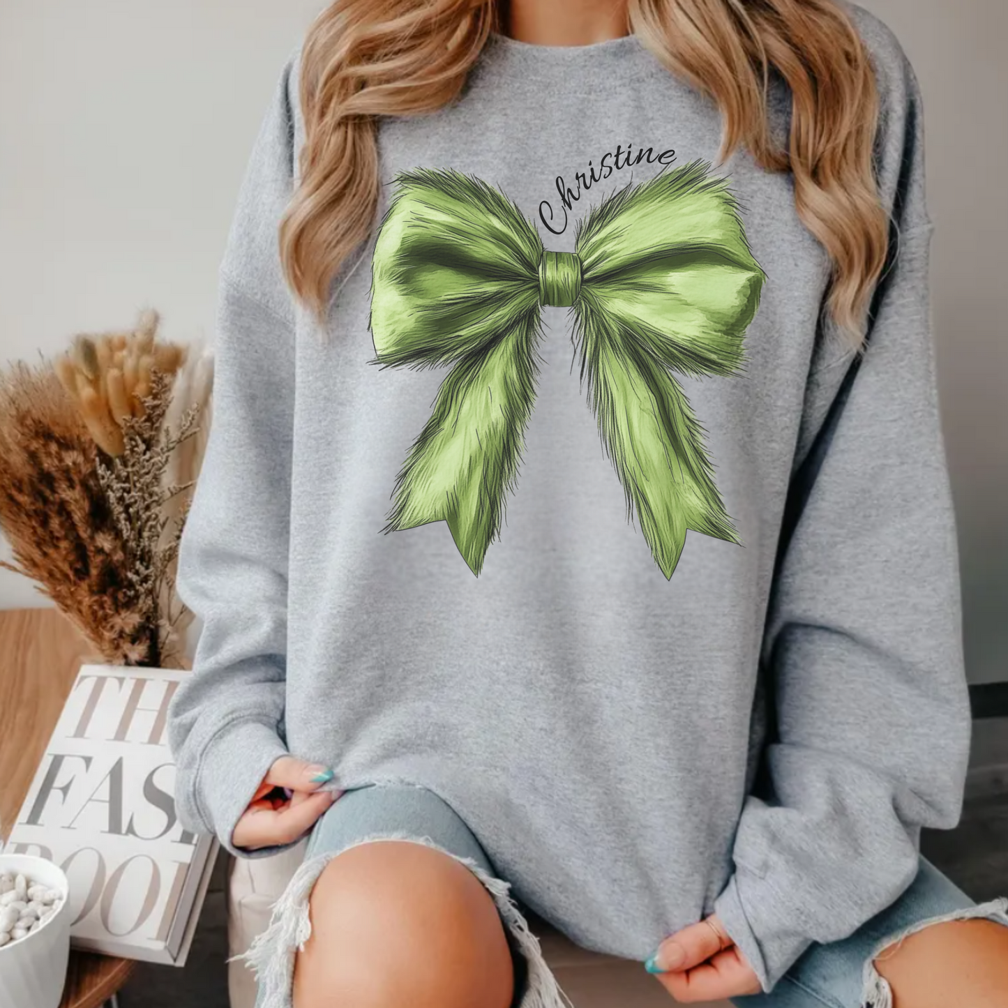 Christmas Bow T-Shirt and Sweatshirt