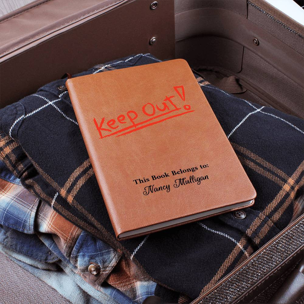 Personalized Keep Out Self Care Daily Journal