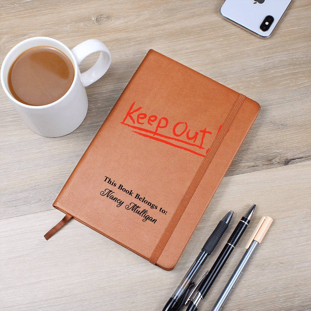 Personalized Keep Out Self Care Daily Journal