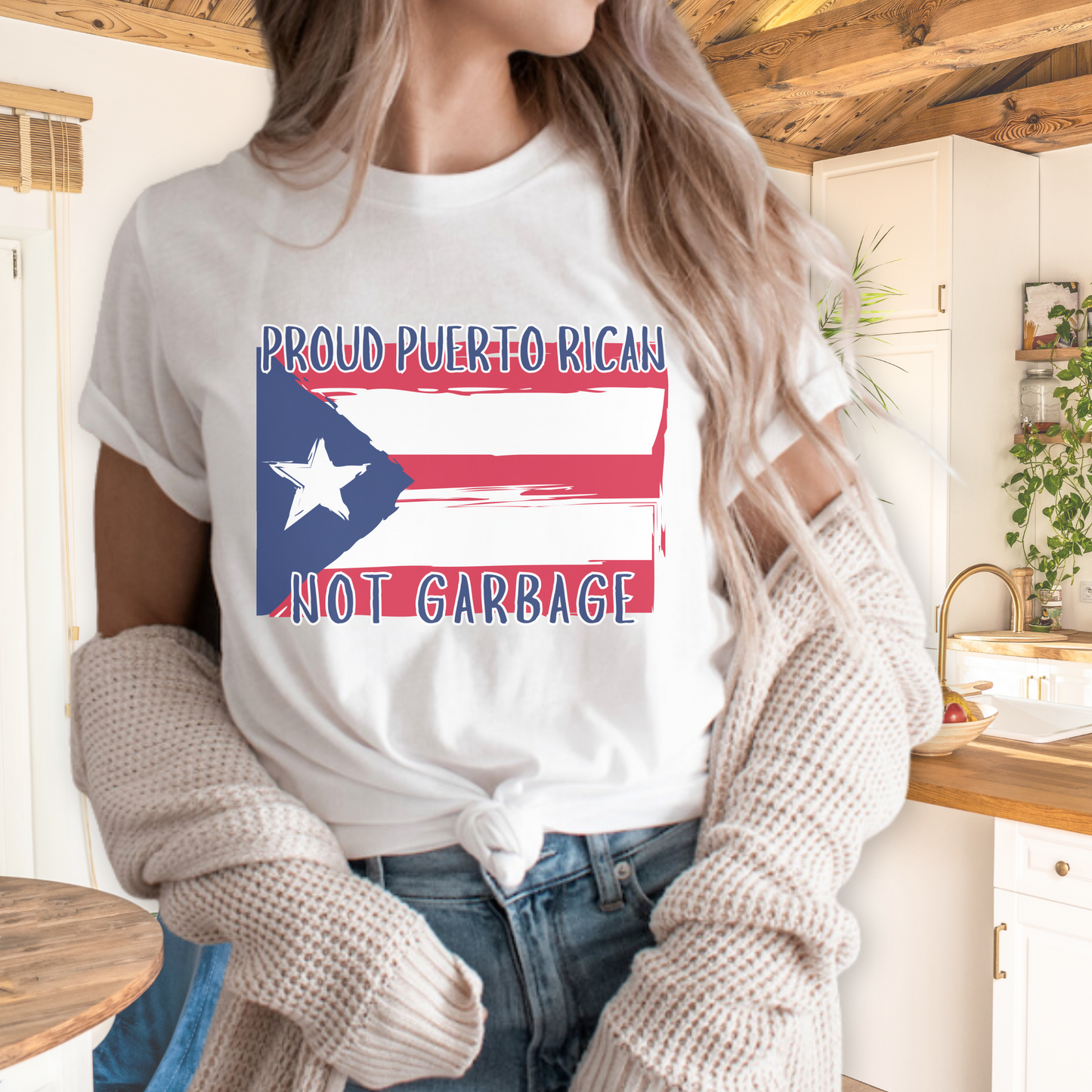Proud Puerto Rican Not Garbage Shirt