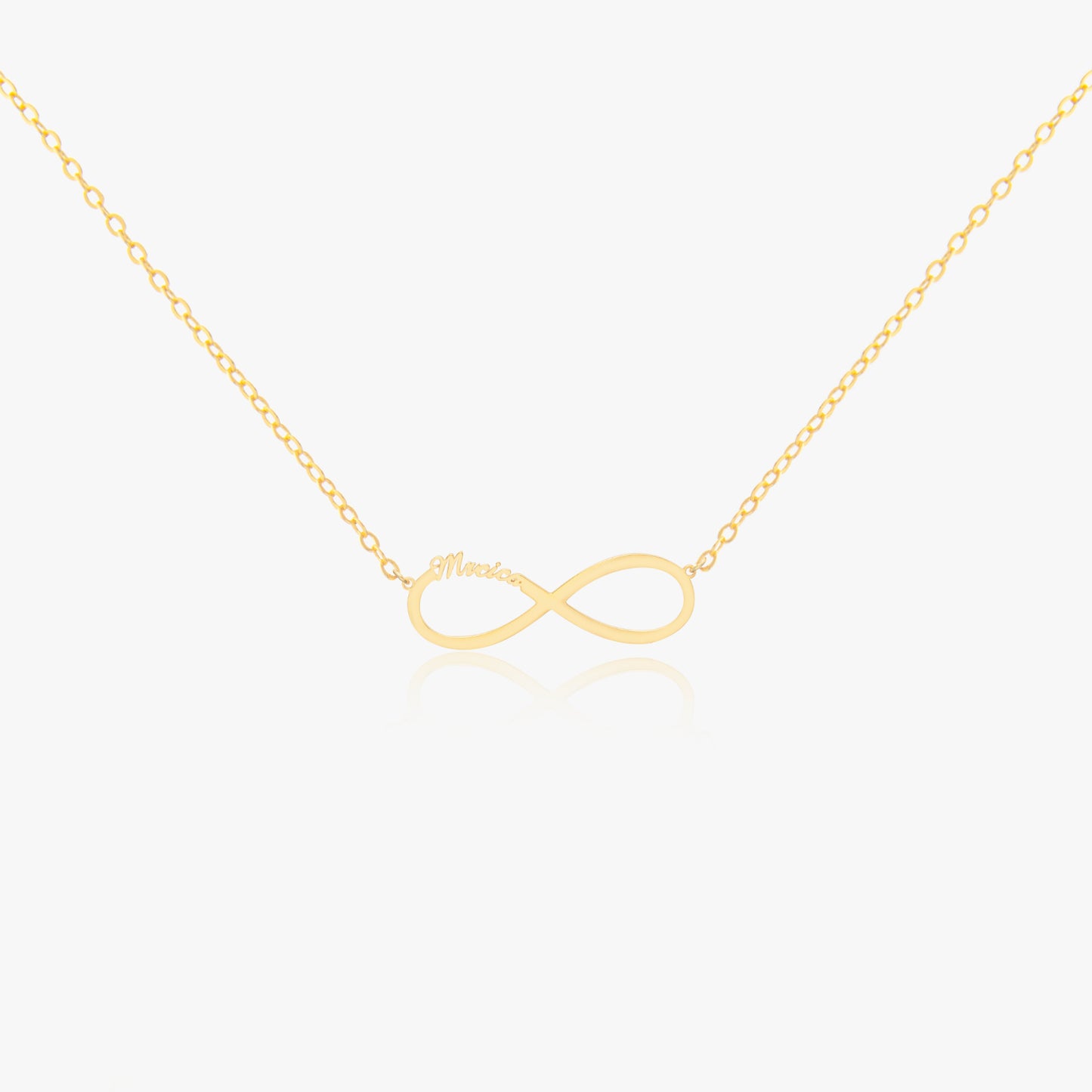 Personalized Infinity Necklace