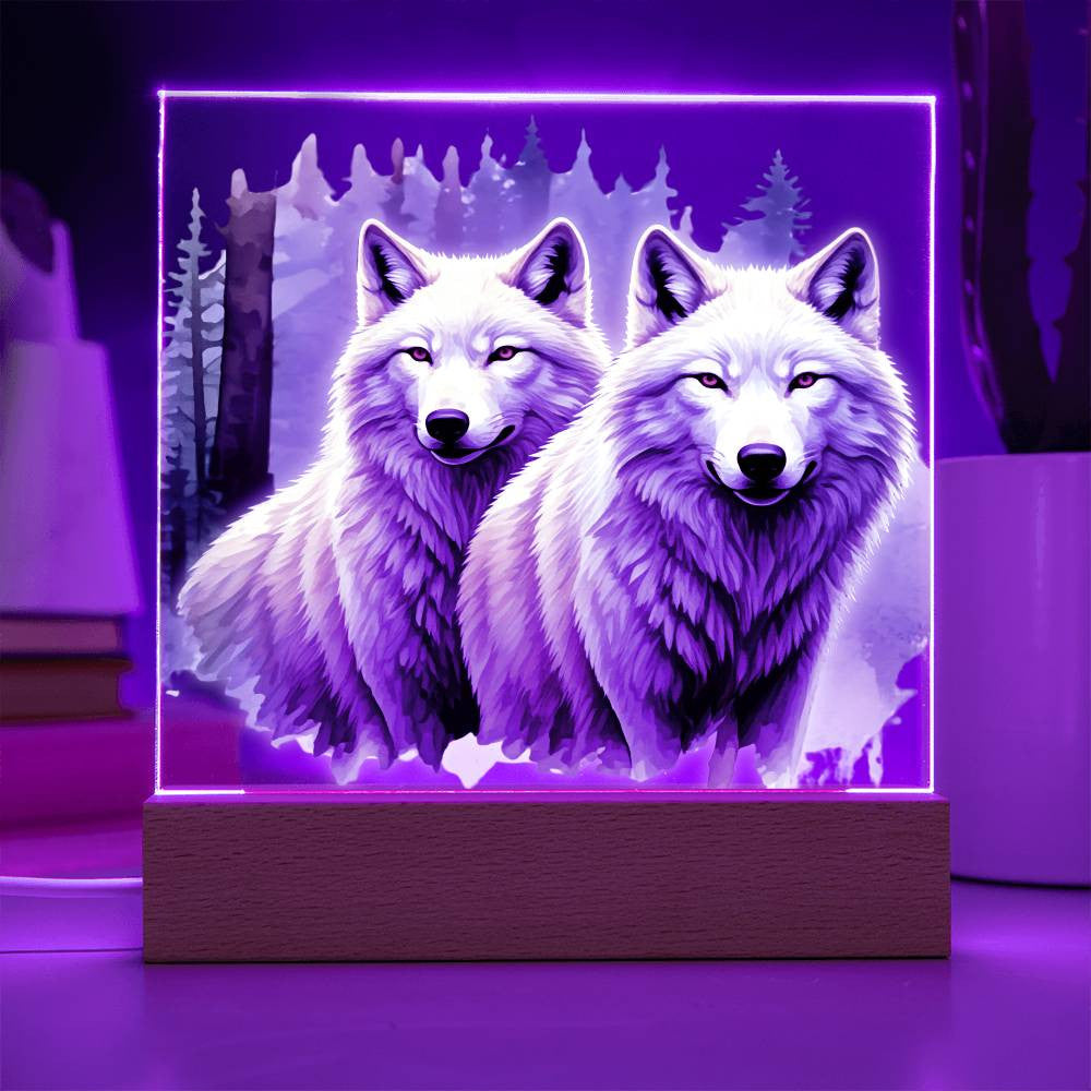 White Wolf Pack Plaque