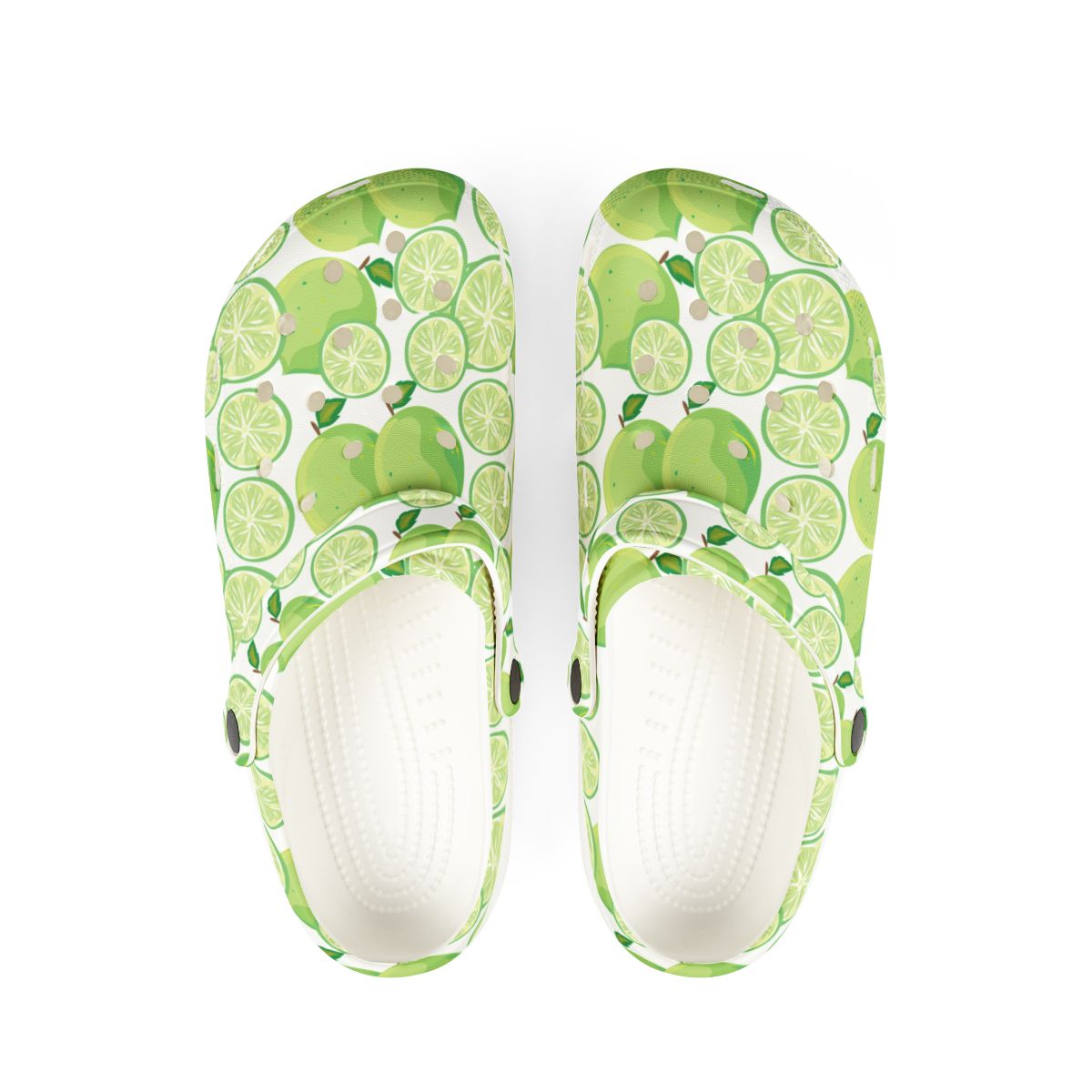 Lime Garden Shoes for Adults & Kids – Lightweight EVA Slip-On Summer Fruit Sandals Water-Resistant Nurse Comfort Footwear