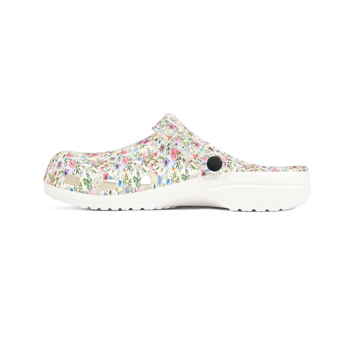 Pastel Wildflower Garden Shoes for Adults & Kids – Lightweight EVA Slip-On Floral Summer Sandals Water-Resistant Nurse Walking Comfort, Mom