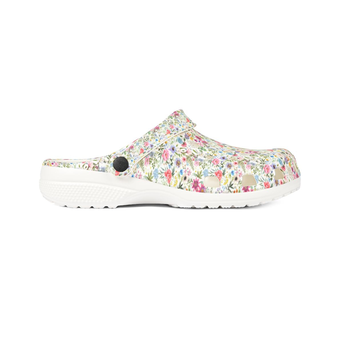 Pastel Wildflower Garden Shoes for Adults & Kids – Lightweight EVA Slip-On Floral Summer Sandals Water-Resistant Nurse Walking Comfort, Mom