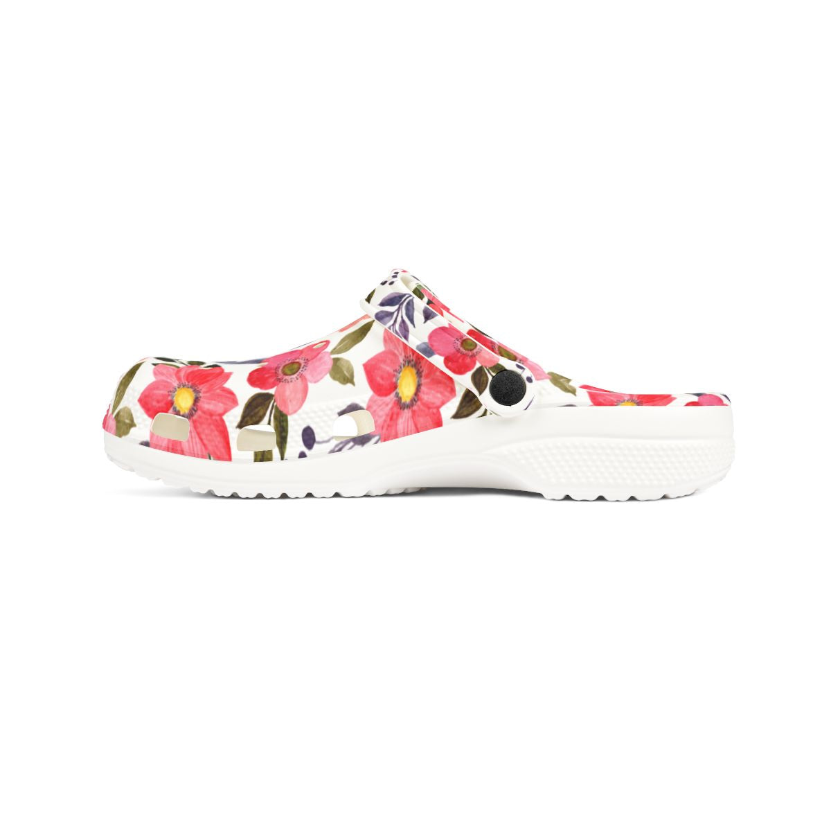 Blush Bloom Garden Shoes for Adults & Kids – Lightweight EVA Slip-On Pink Floral Sandals Water-Resistant Nurse Comfort & Everyday Walking