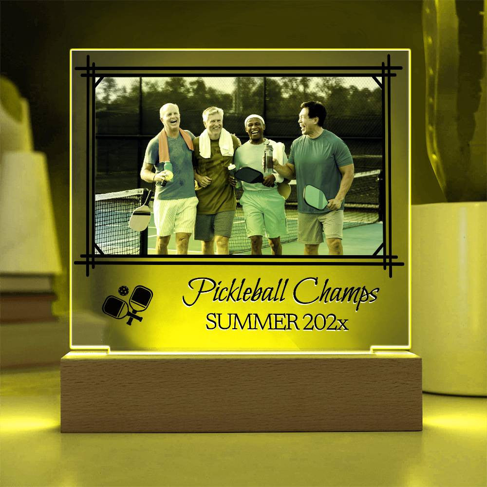 Custom Pickle Ball Award Plaque