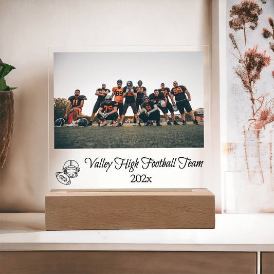 Football Team Plaque