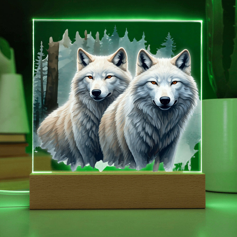 White Wolf Pack Plaque
