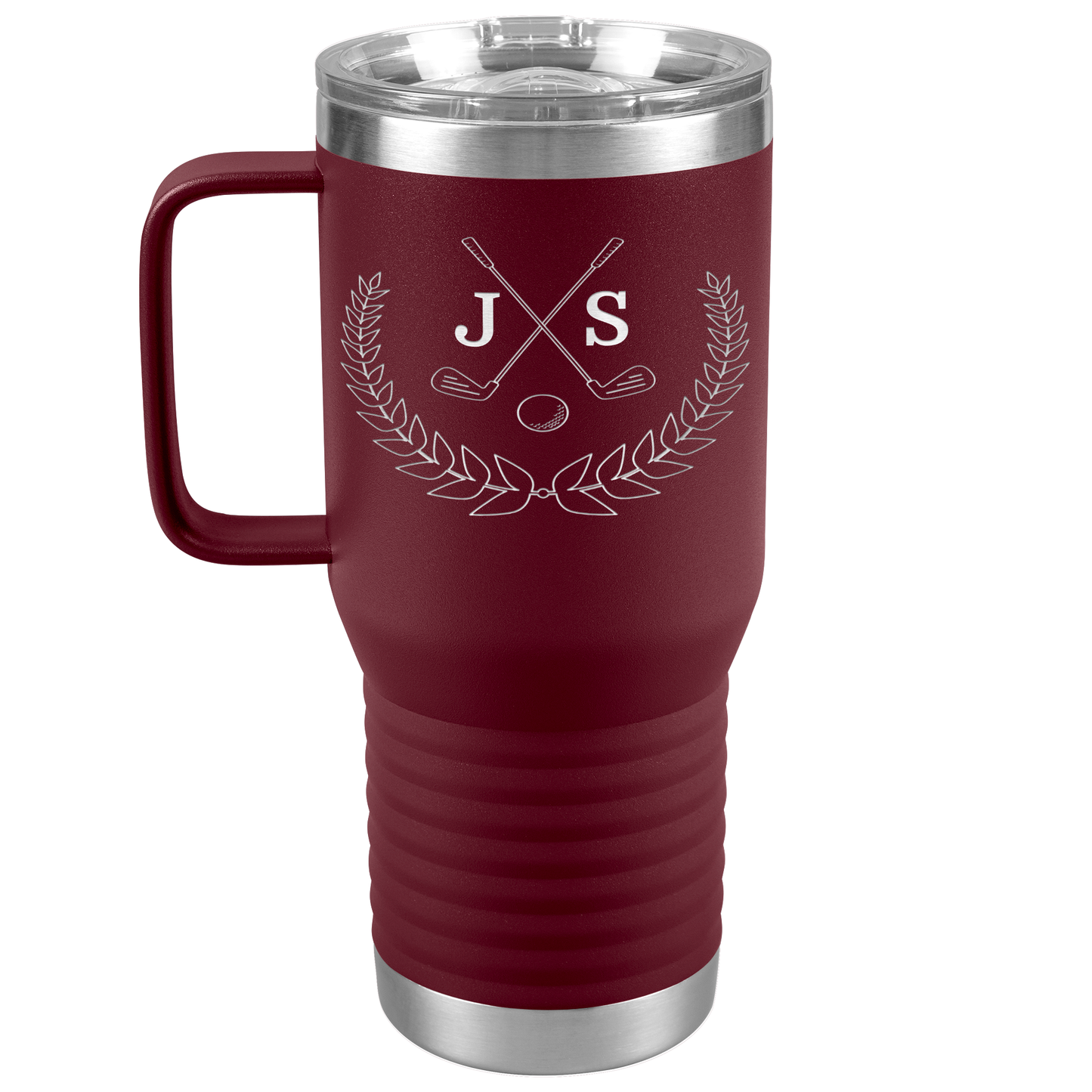 Personalized Golf Tumbler - Gift for Dad, Husband, Grandpa 20 oz