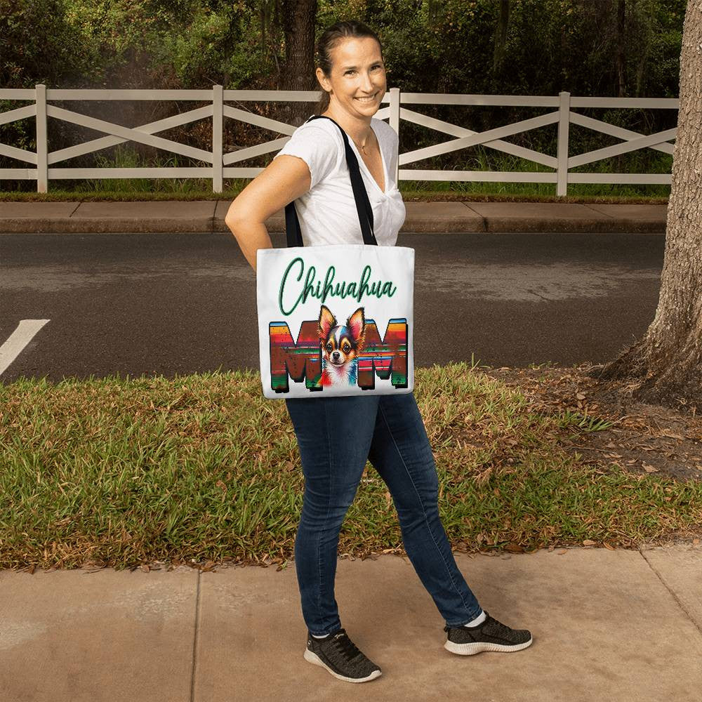 Custom Chihuahua Mom Tote Bag