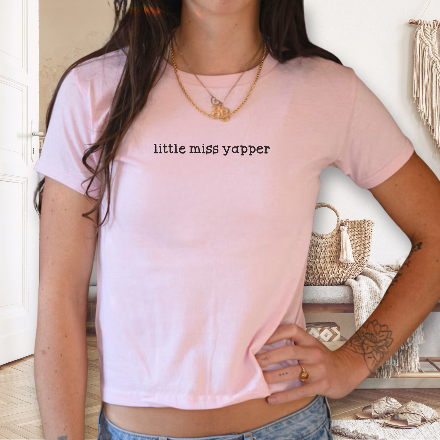 Little Miss Yapper Baby Tee