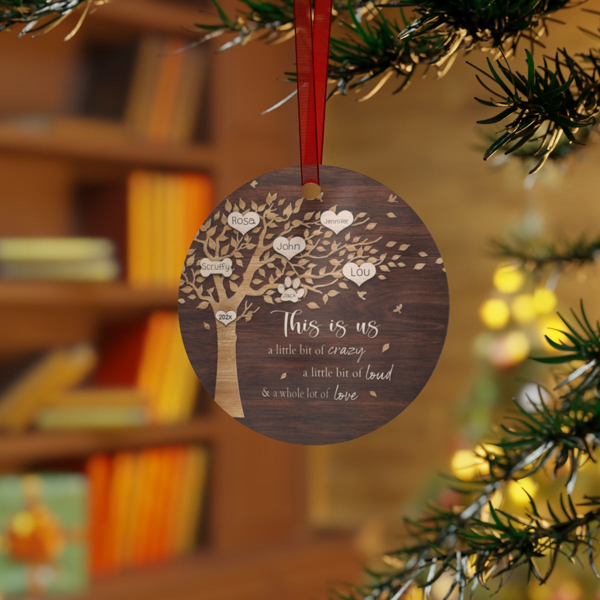 Personalized Family Keepsake Ornament