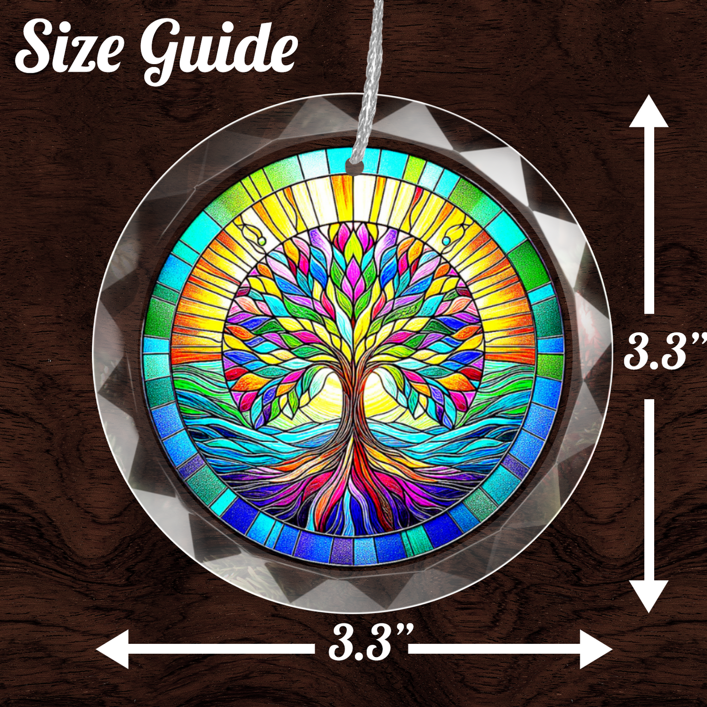Glass Tree of Life Ornament
