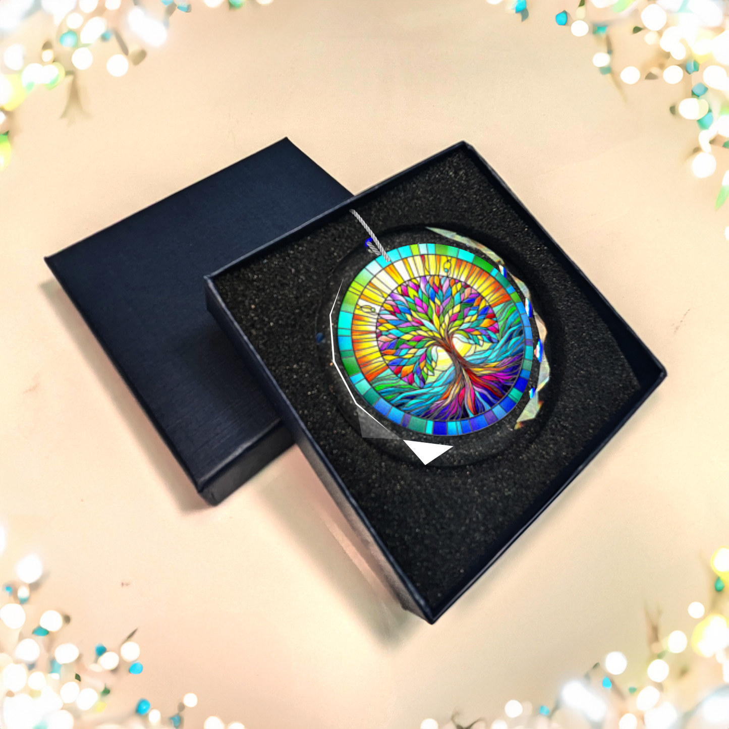Glass Tree of Life Ornament