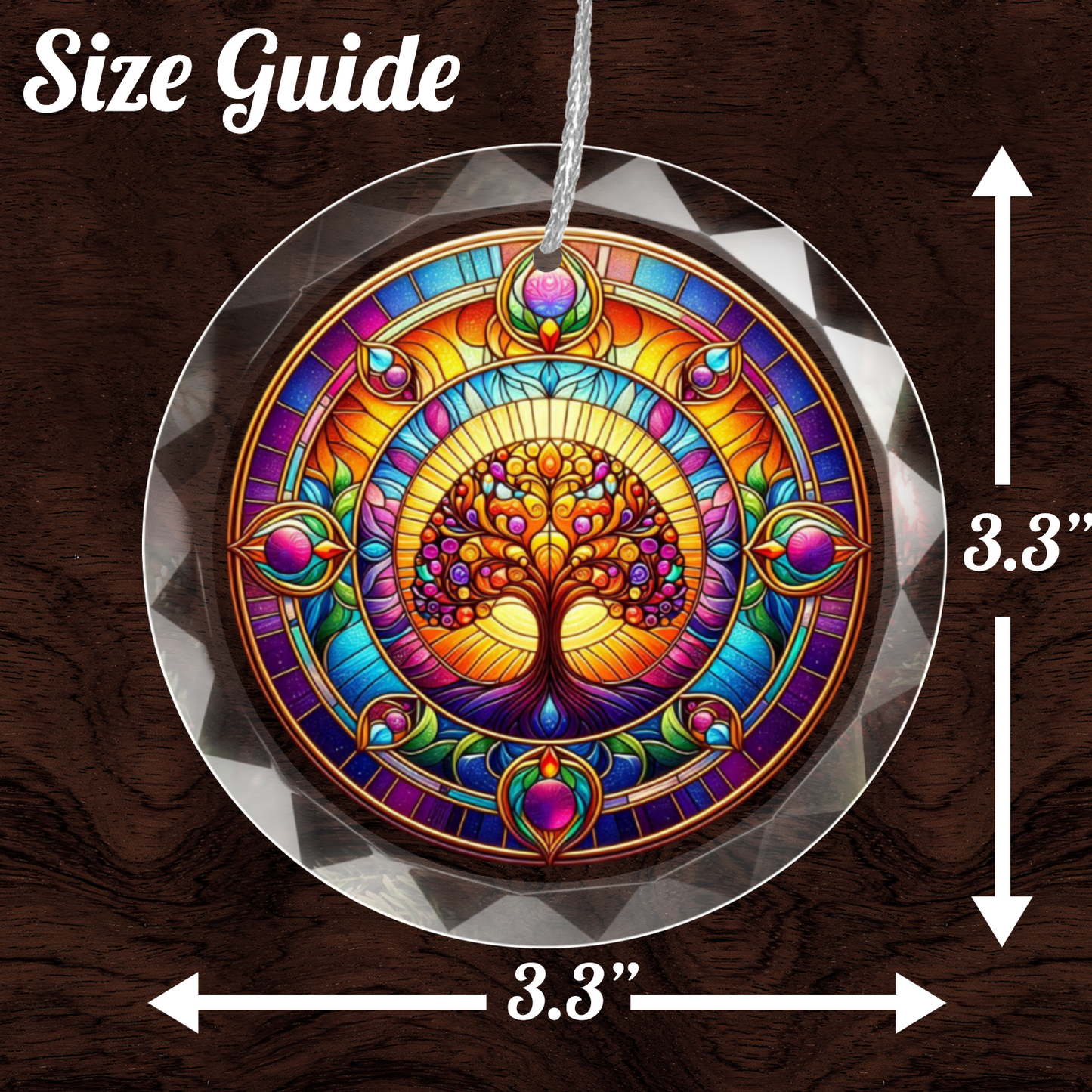Glass Tree of Life Ornament