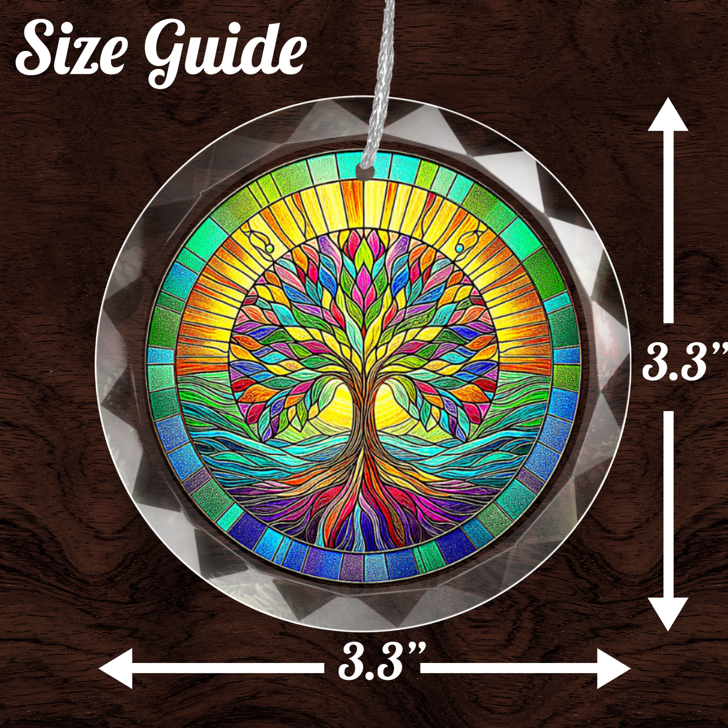 Glass Tree of Life Ornament