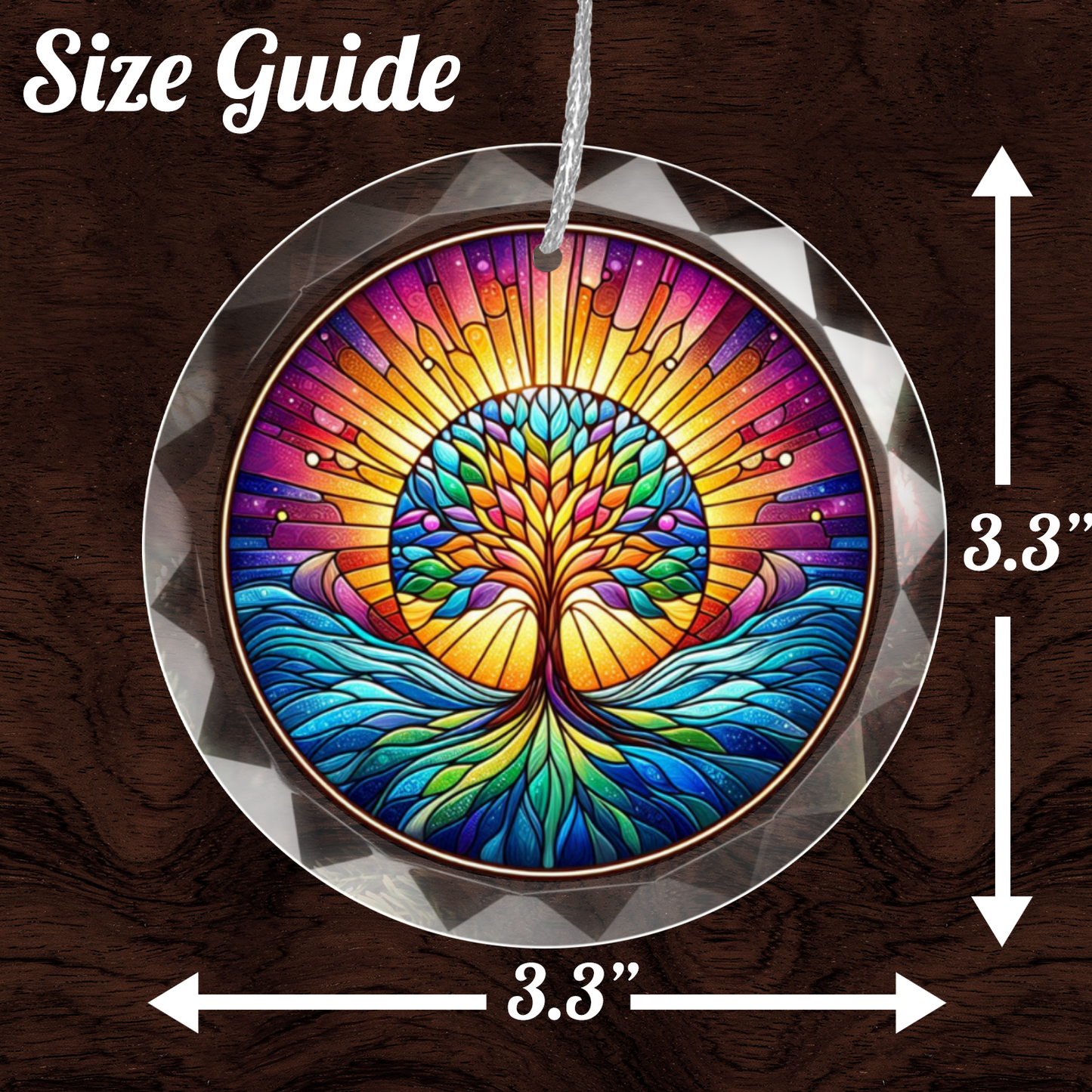 Glass Tree of Life Ornament