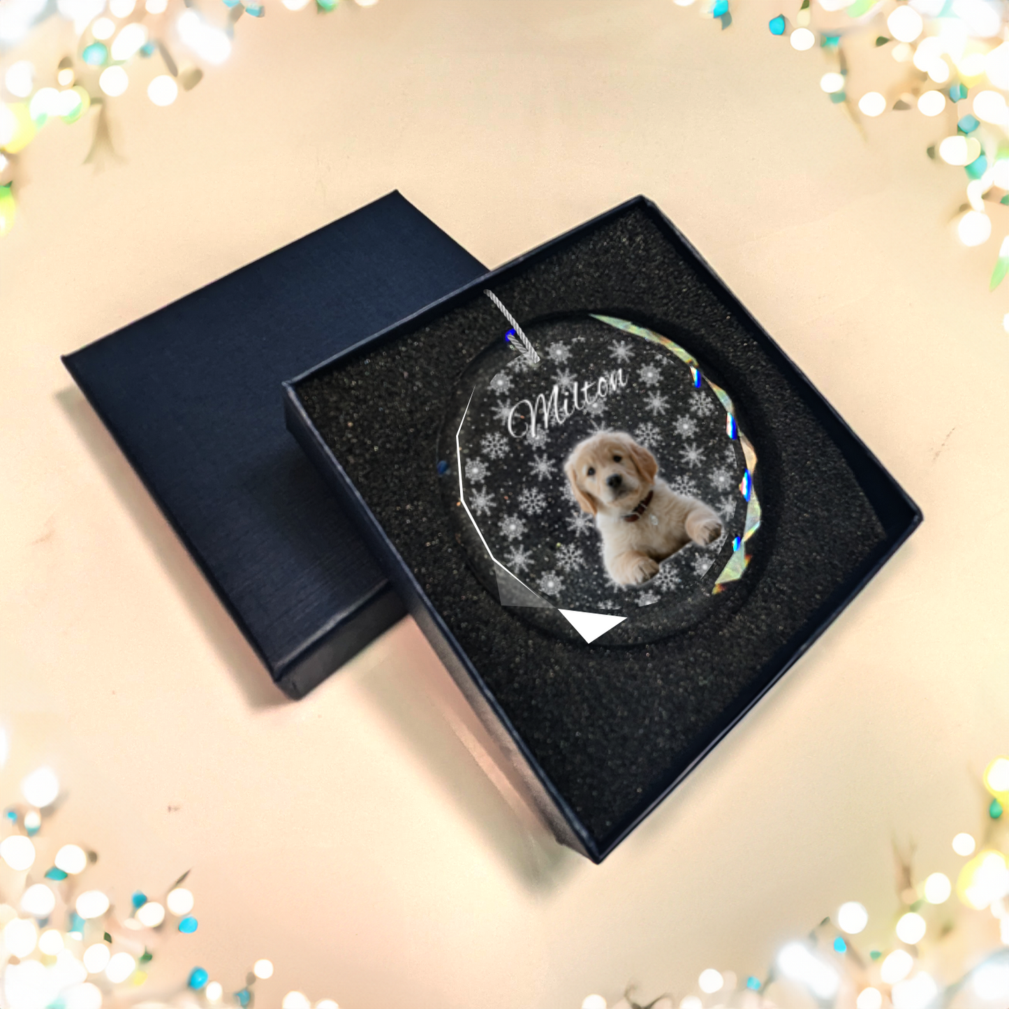 Personalized Puppy Picture Ornament