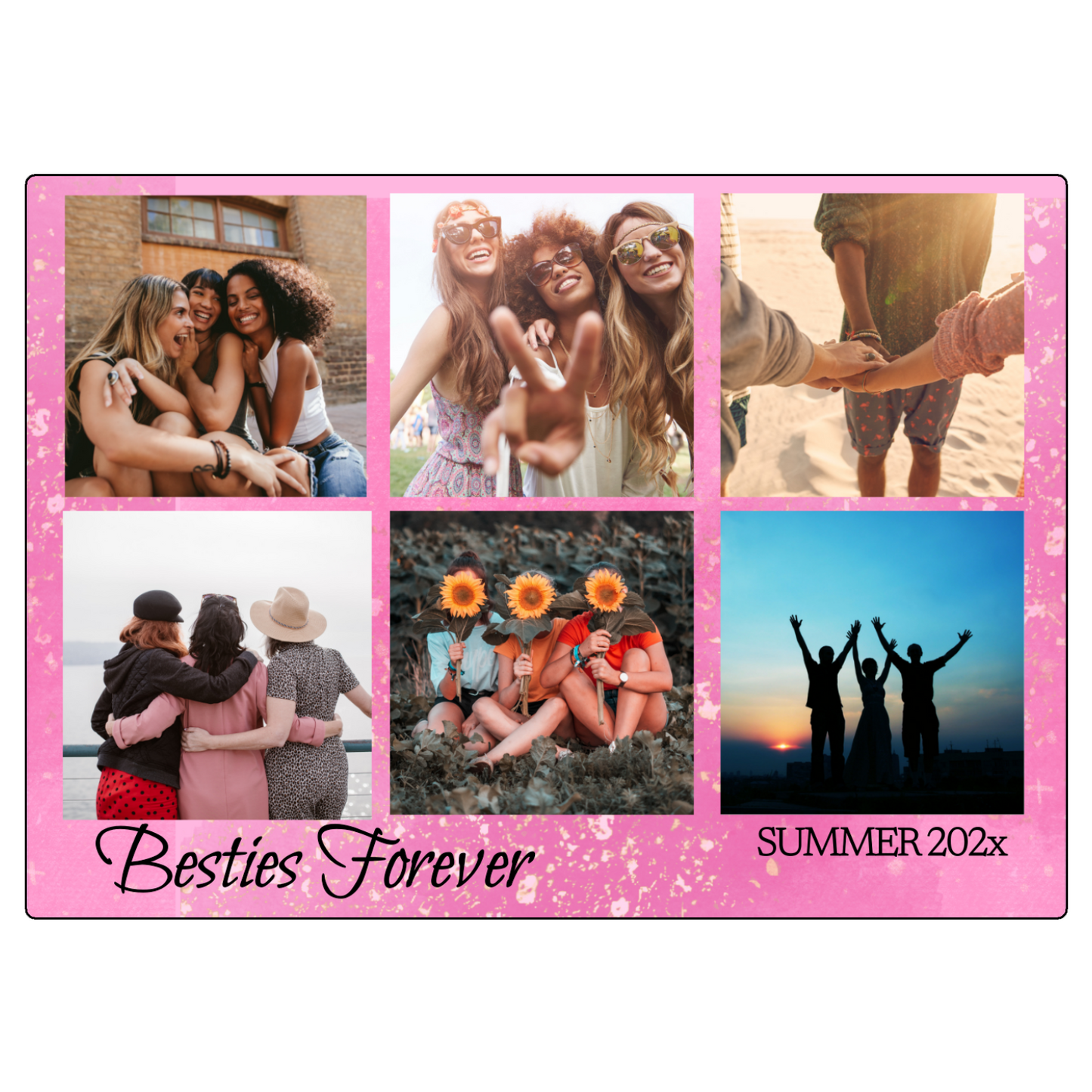 Custom Best Friends Photo Collage