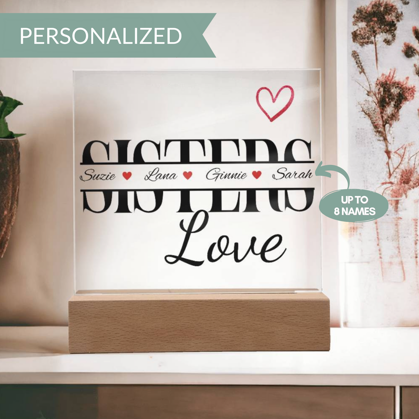Personalized Sister Gift from Sister Plaque