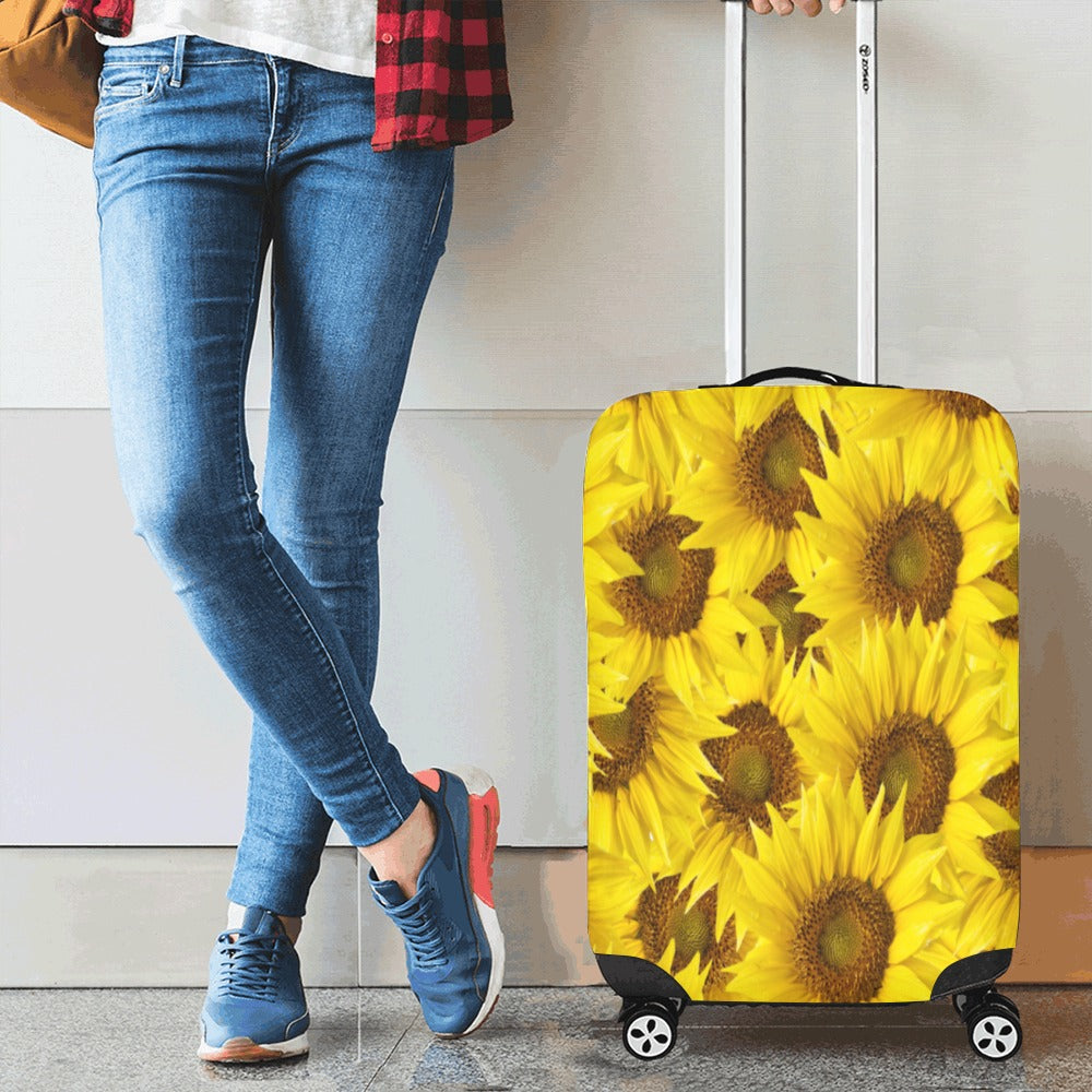 Sunflower Luggage Cover ( Small )