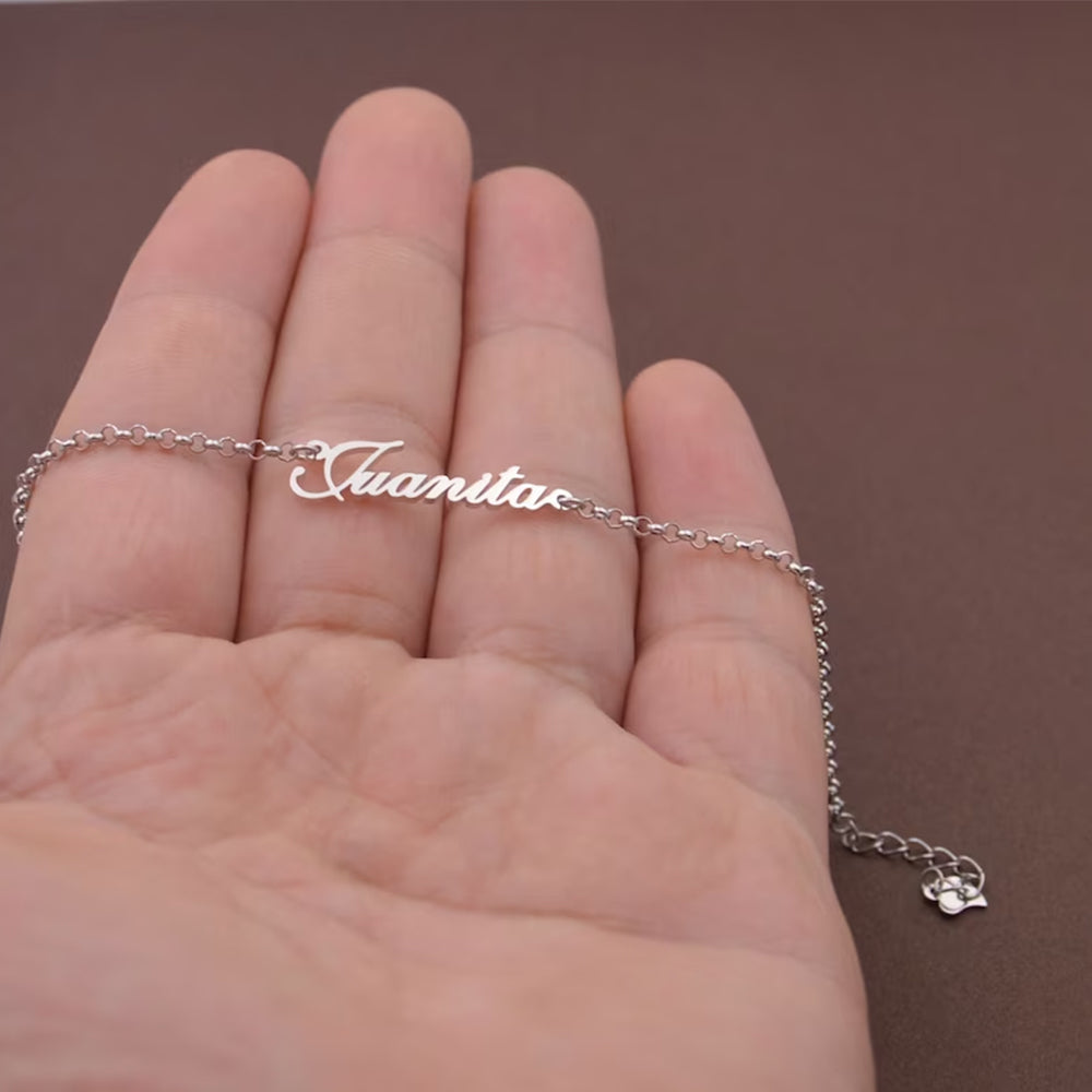 Custom Minimalist Name Bracelet